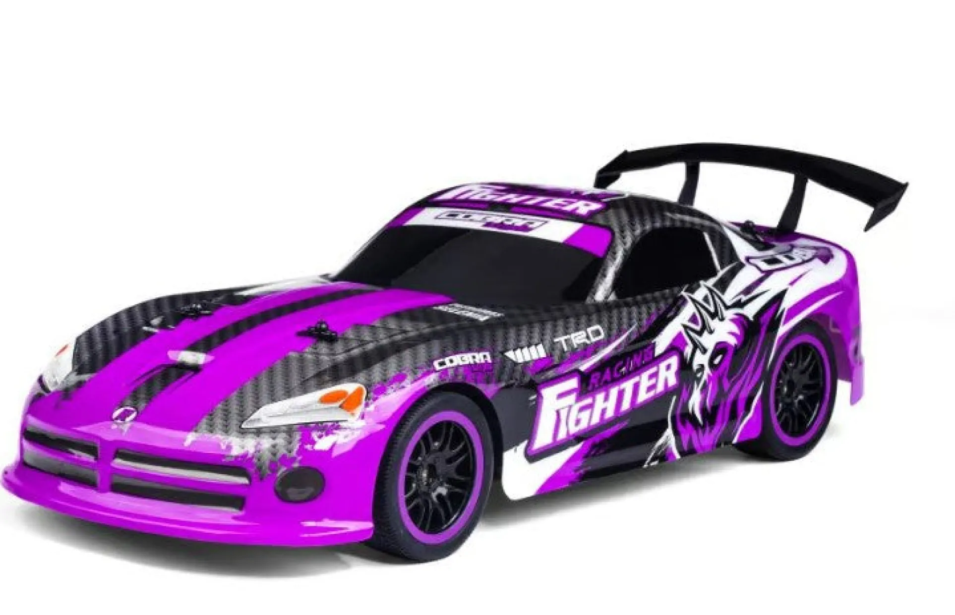 RC Fighter High-Speed On-Road Car - 1:10 Scale - Remote Control Racing Vehicle