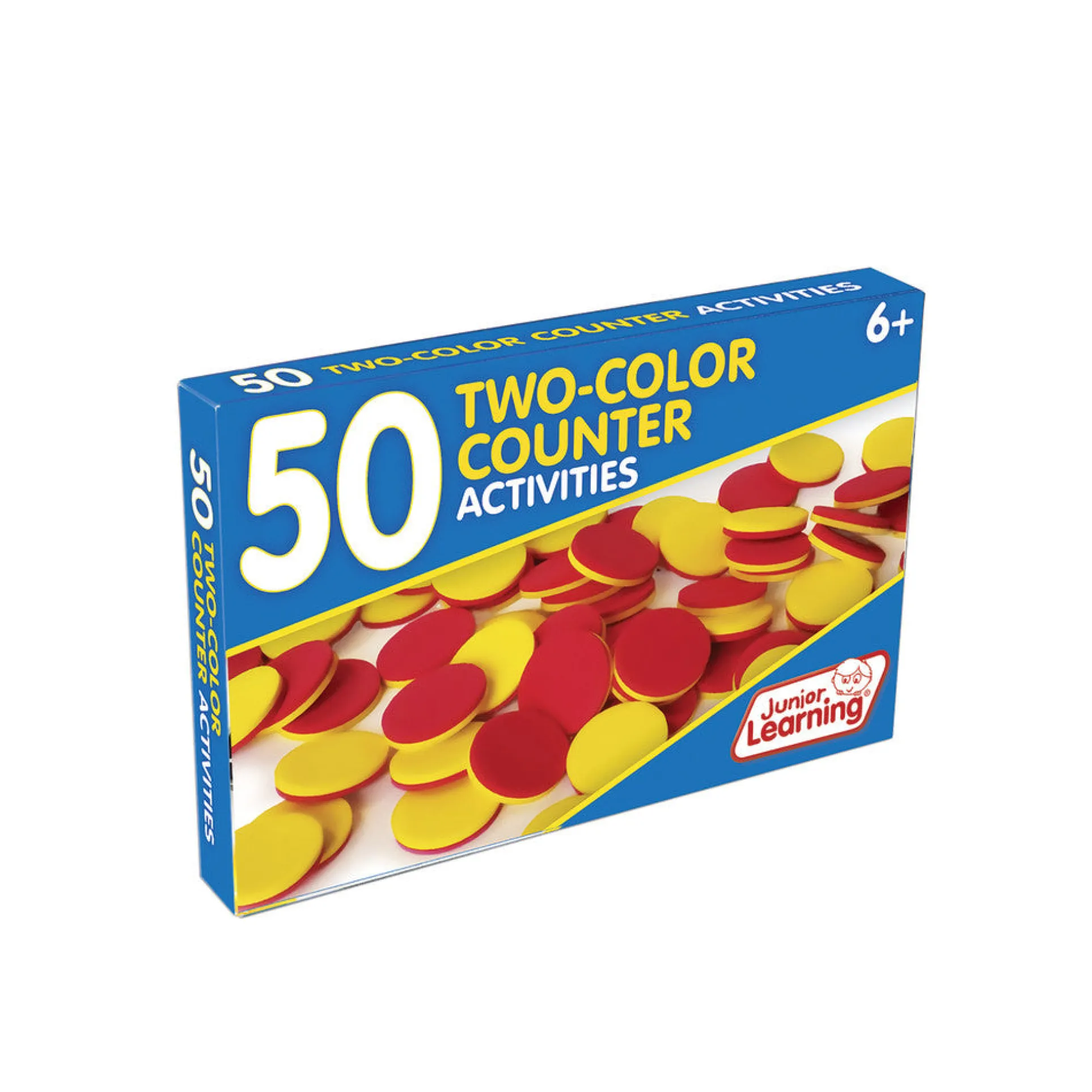 Junior Learning 50 Two-Color Counter Activities - Math Skill Development