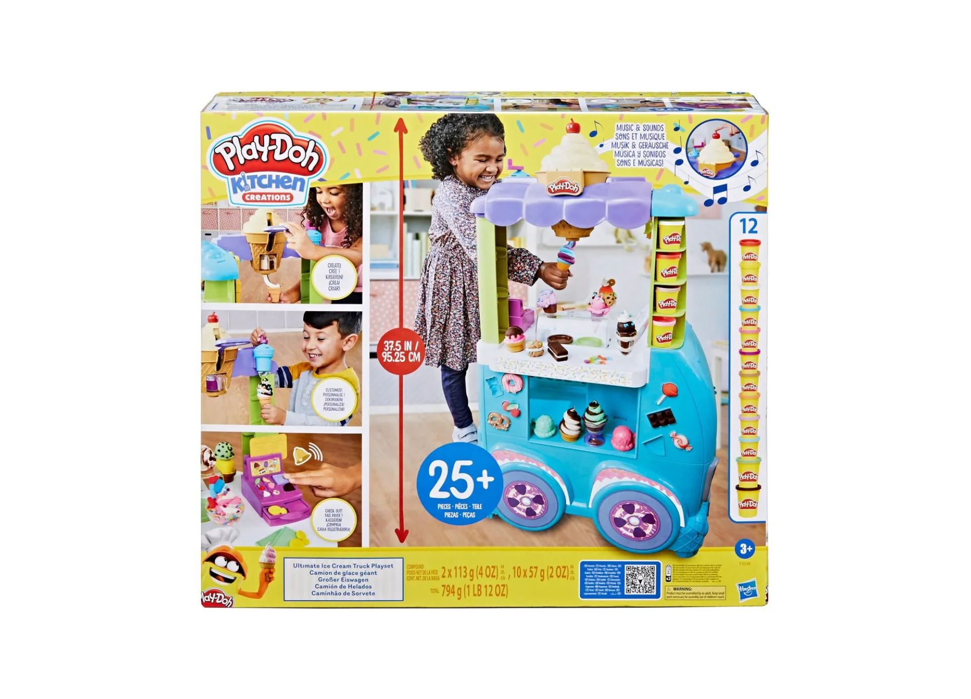 Play-Doh Kitchen Creations Ultimate Ice Cream Truck Playset
