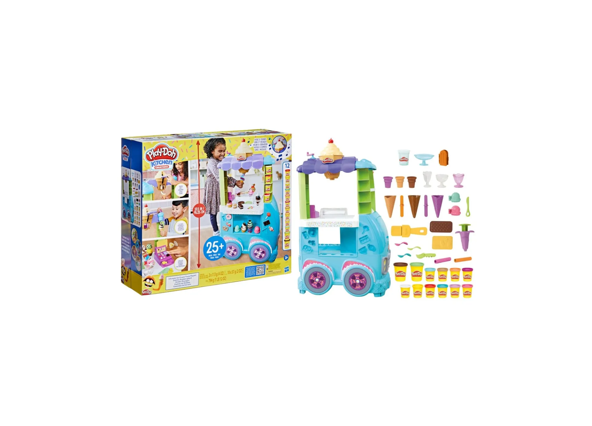 Play-Doh Kitchen Creations Ultimate Ice Cream Truck Playset