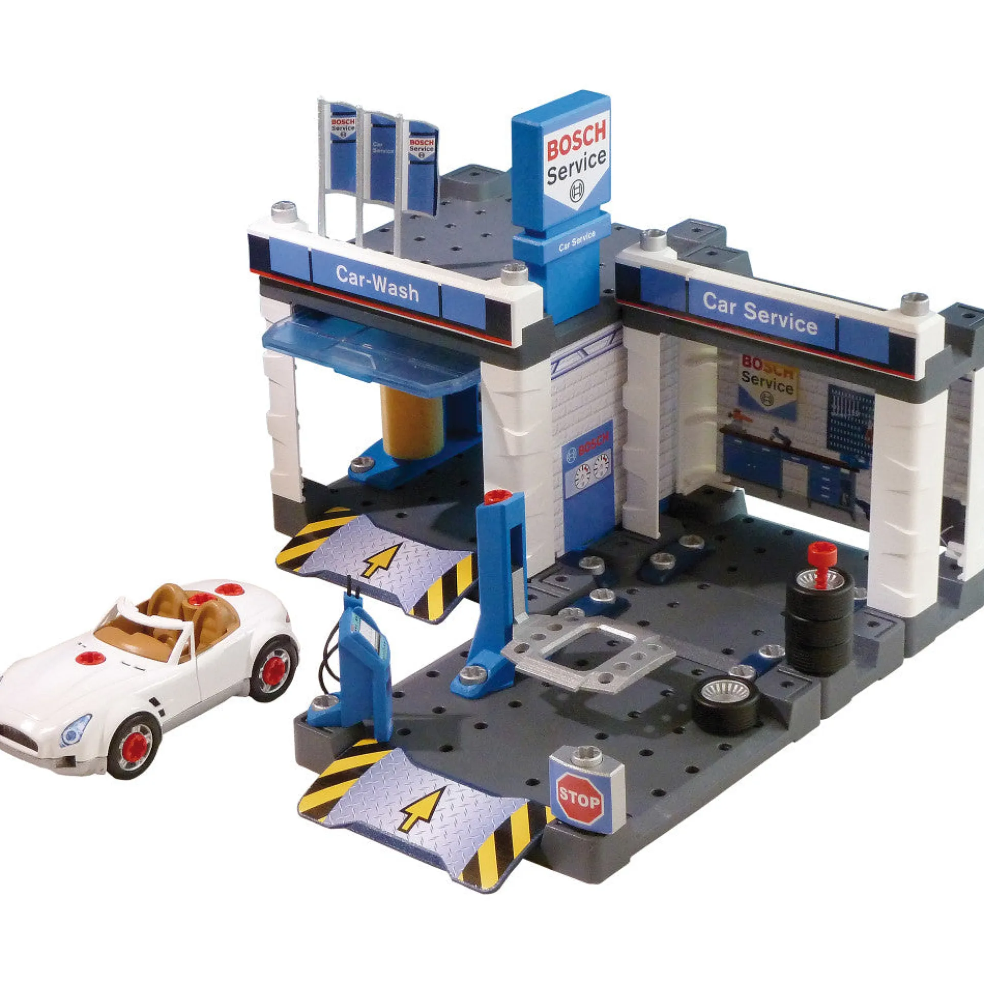 Bosch Service Station Playset - Car Repair with Car Wash
