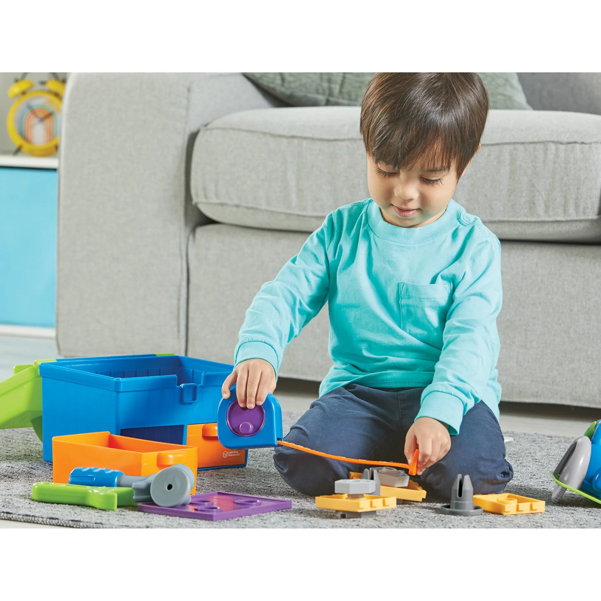 Learning Resources New Sprouts Deluxe Tool Set - Toddler Pretend Play