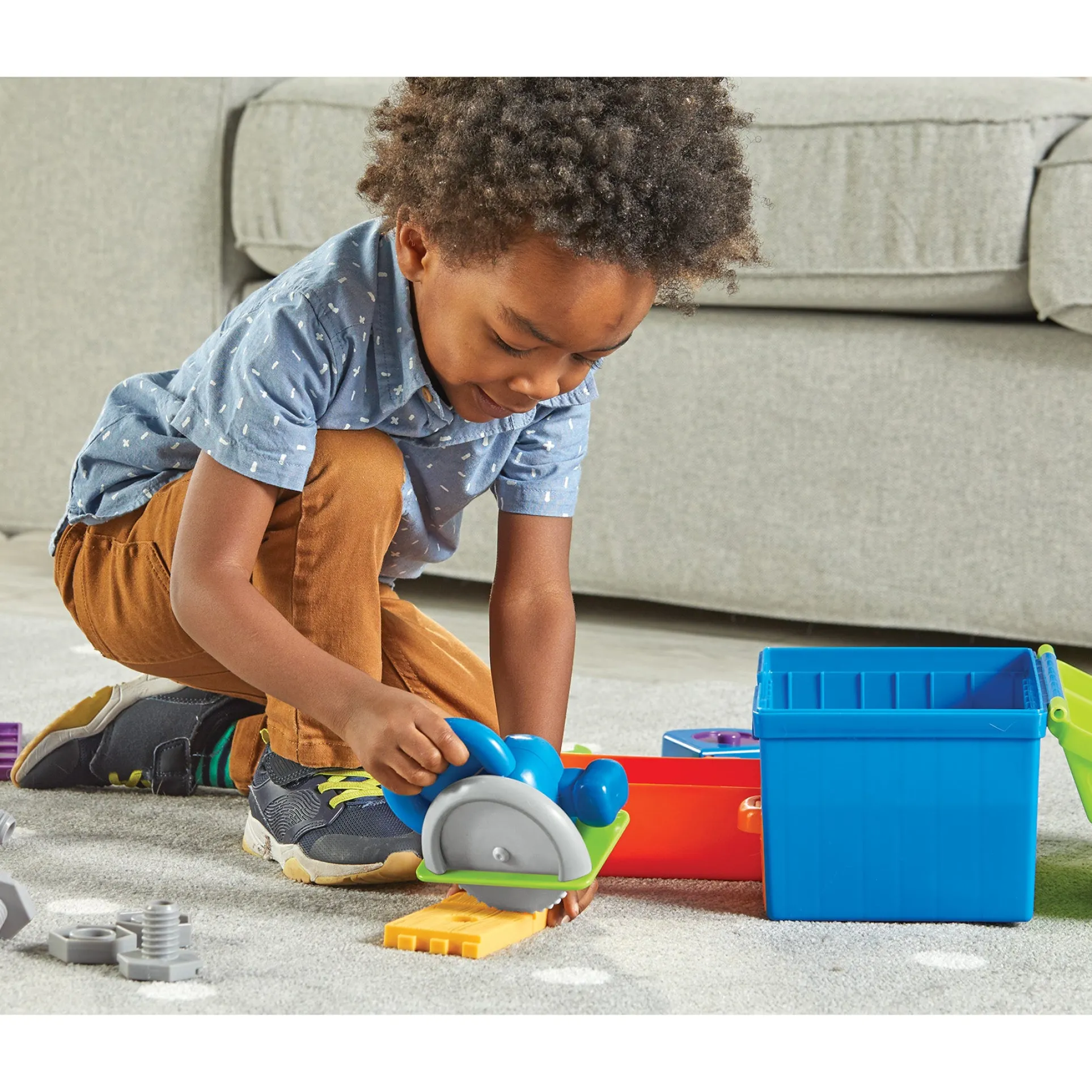 Learning Resources New Sprouts Deluxe Tool Set - Toddler Pretend Play