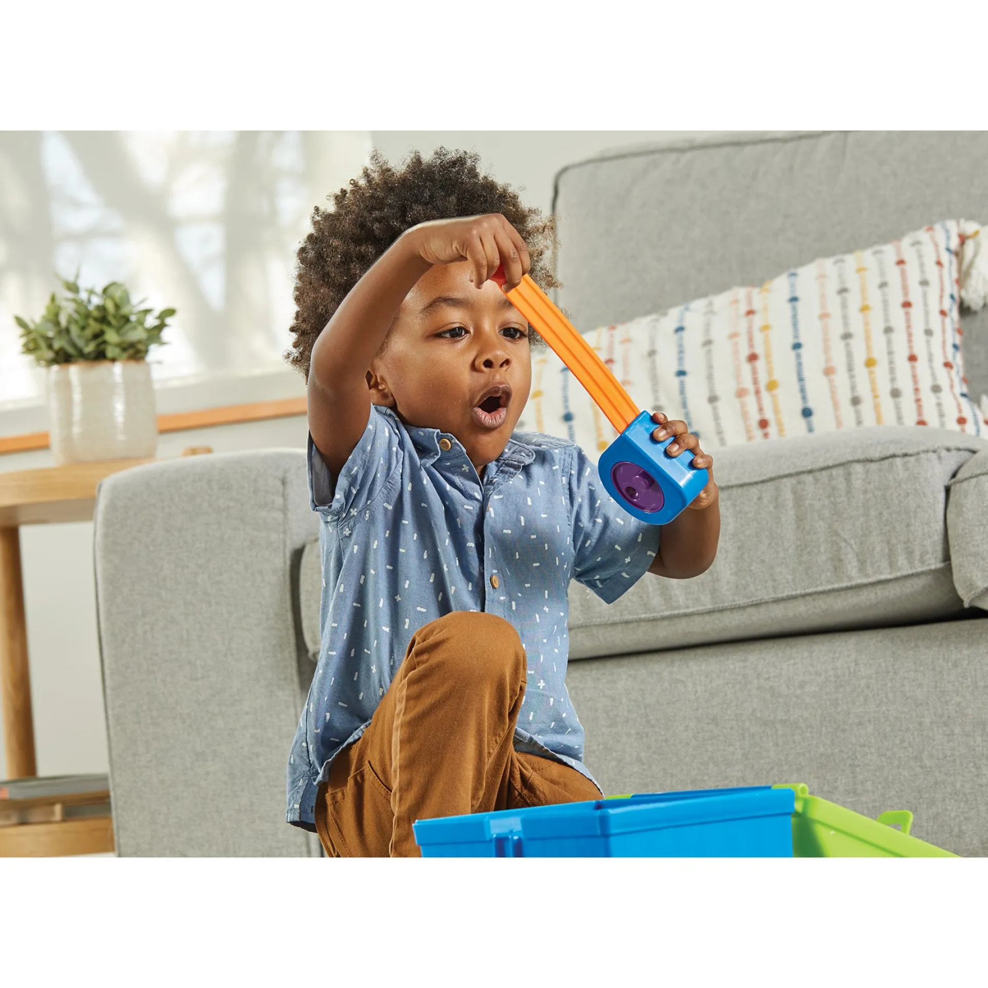 Learning Resources New Sprouts Deluxe Tool Set - Toddler Pretend Play