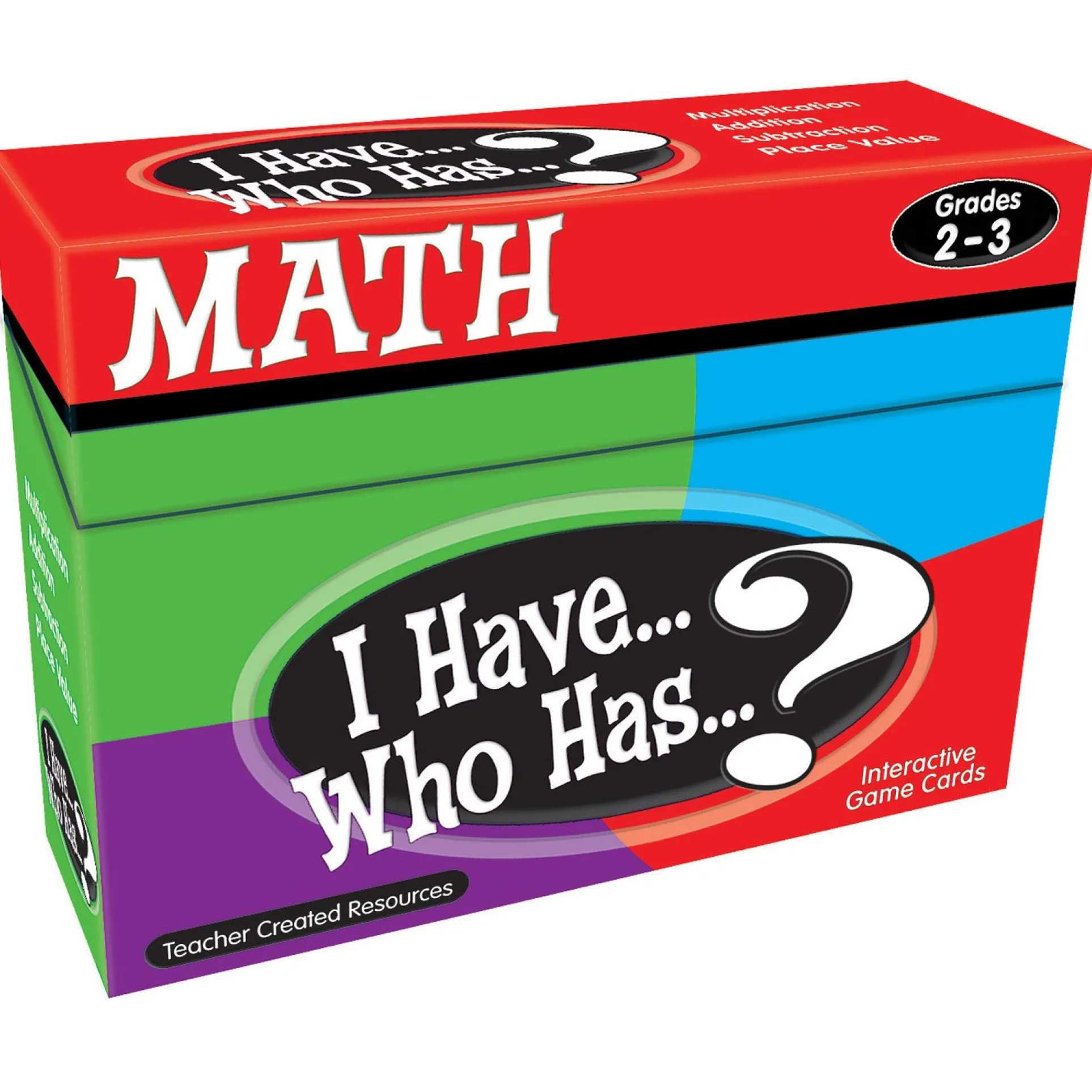 Teacher Created Math Mastery Game, Grades 2-3