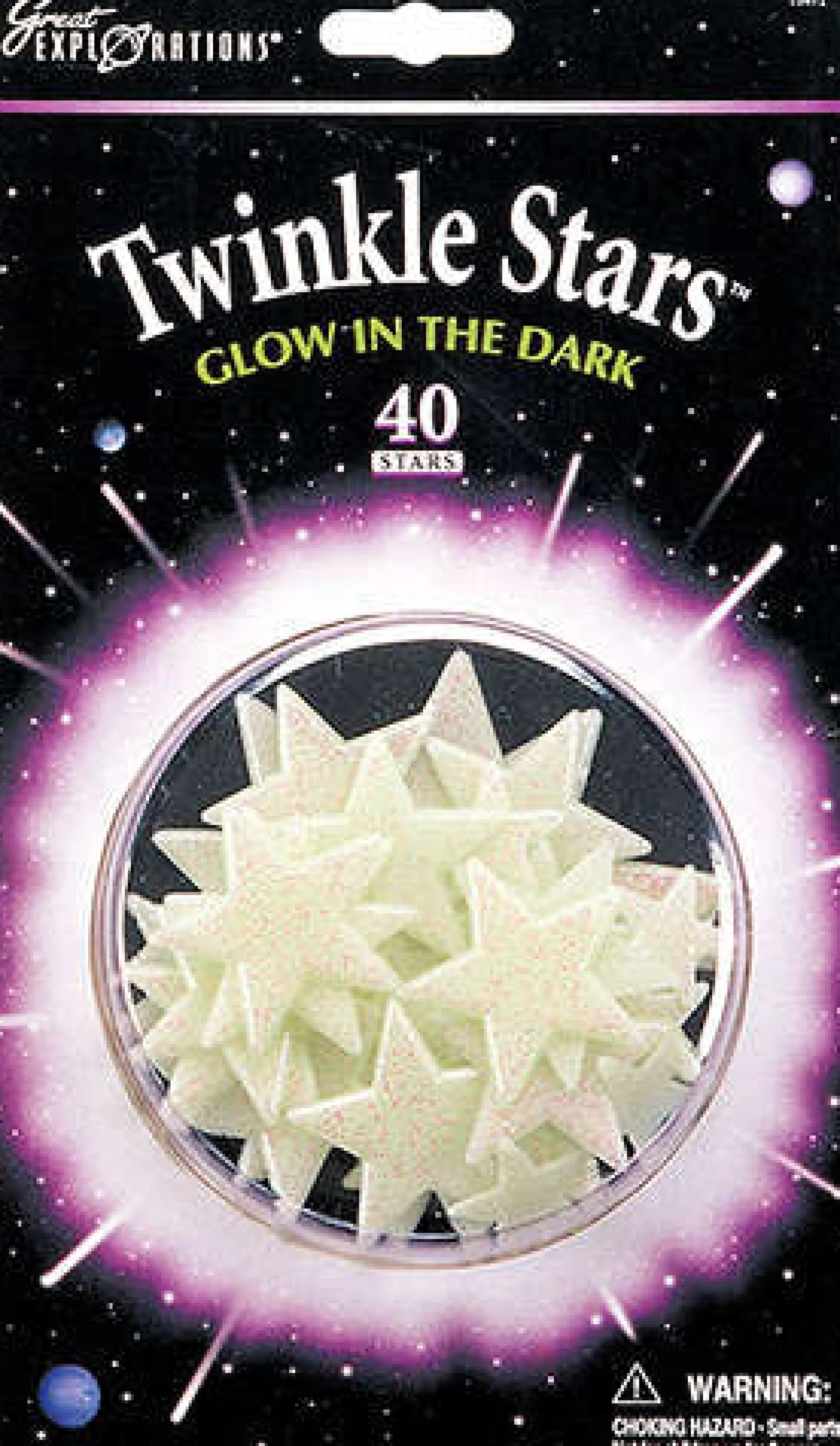 Cosmic Adventure Glow in the Dark Twinkle Stars Set