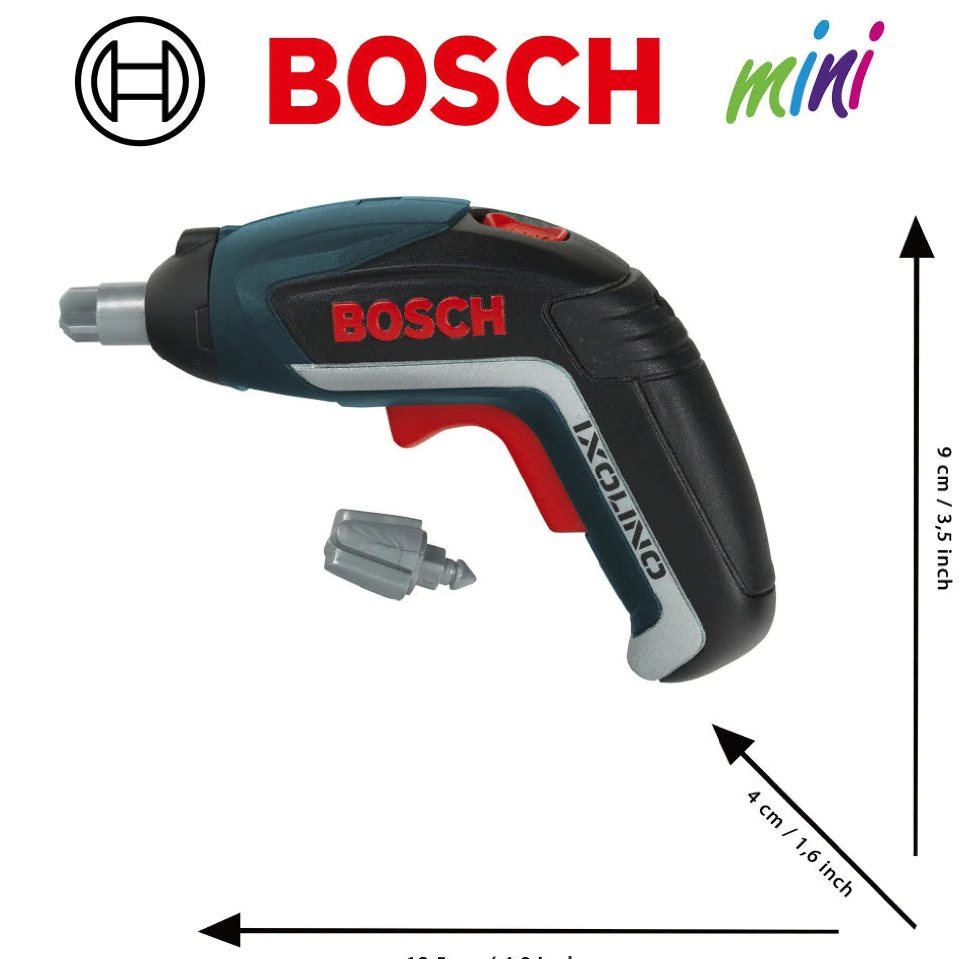 Bosch Mini IXOLINO II - Interactive Power Tool Toy Screwdriver - Lights & Sounds