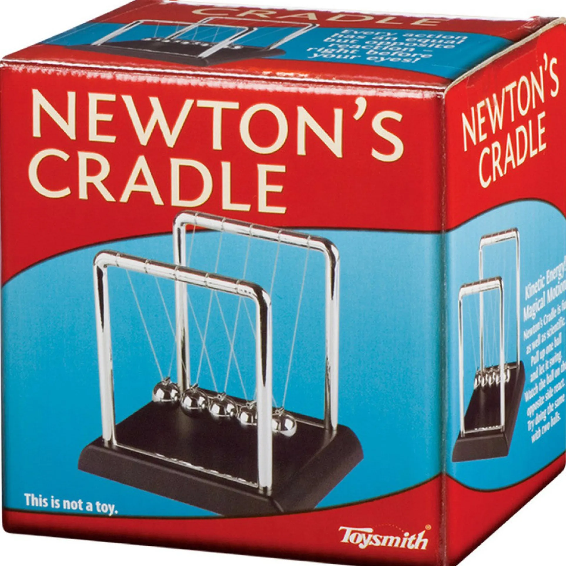 Toysmith Newton's Cradle Executive Desk Toy - Physics Demonstration Kit