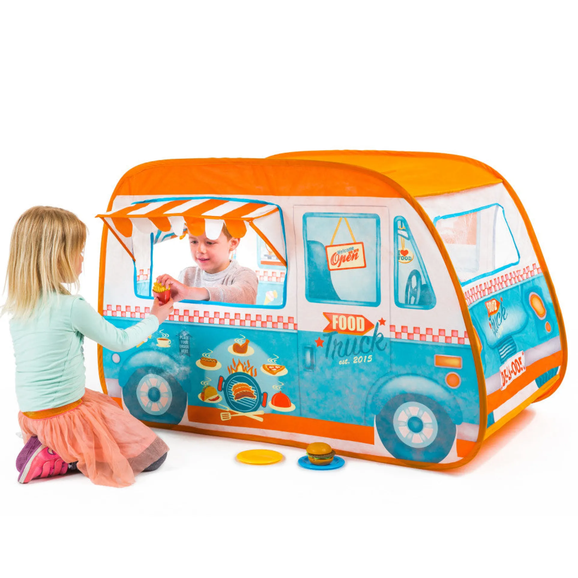 Fun2Give Pop-it-up Play Tent Foodtruck – Imaginative Play Structure
