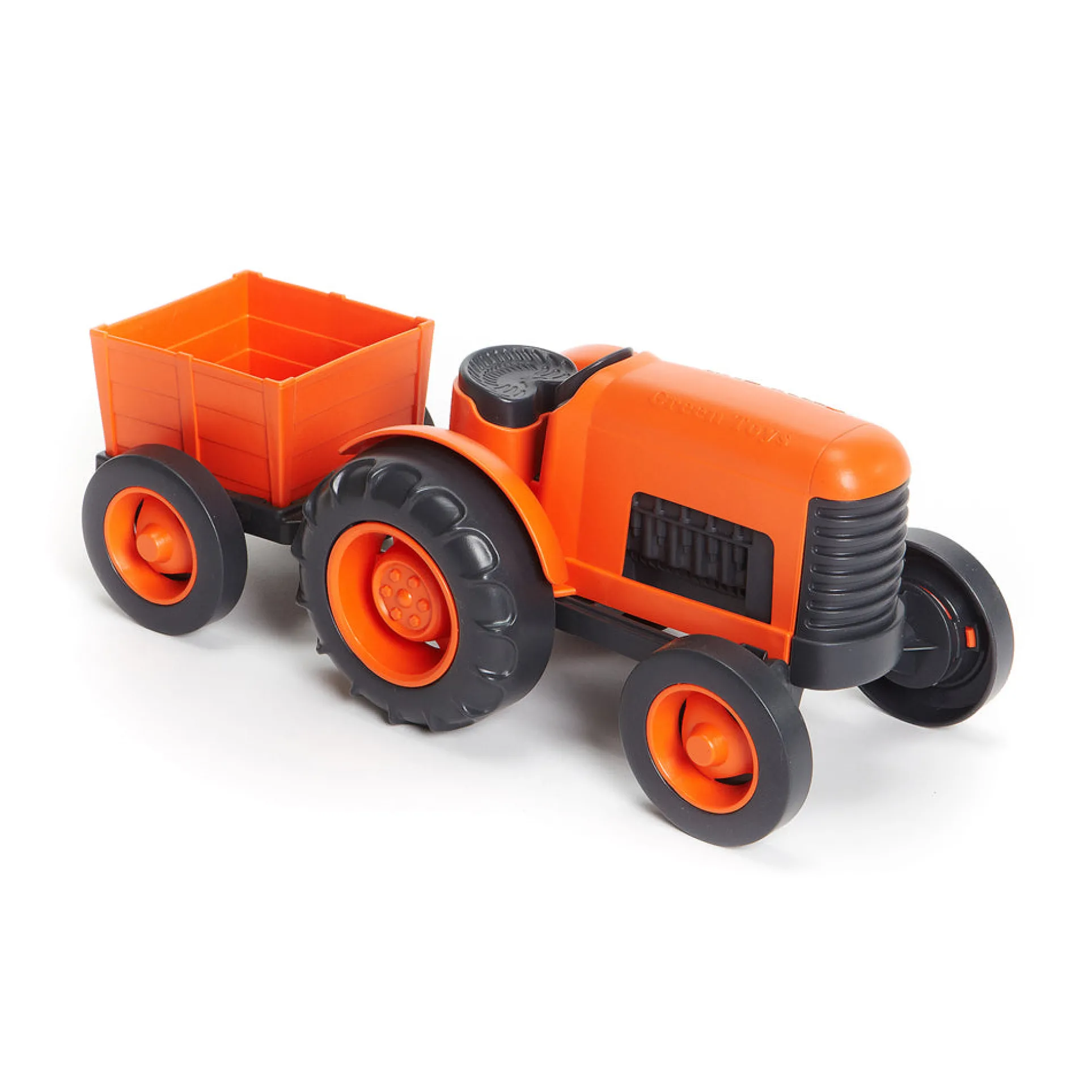 Green Toys Eco-Friendly Tractor with Detachable Cart