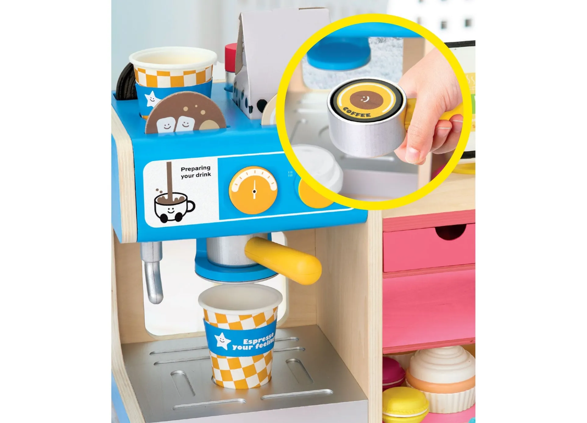 Geoffrey's Toy Box Cafe Cake Bakery Coffee Shop Playset