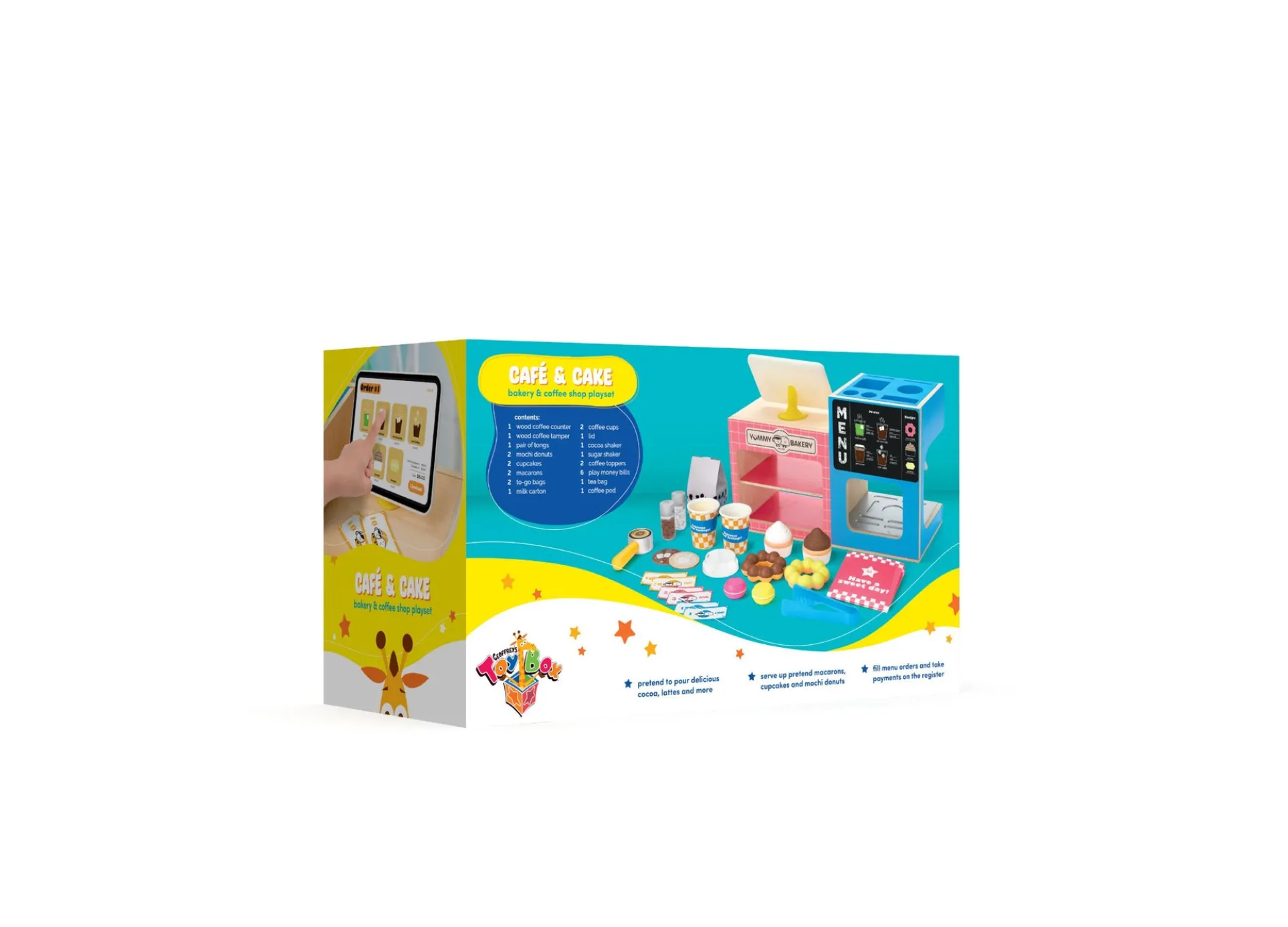 Geoffrey's Toy Box Cafe Cake Bakery Coffee Shop Playset