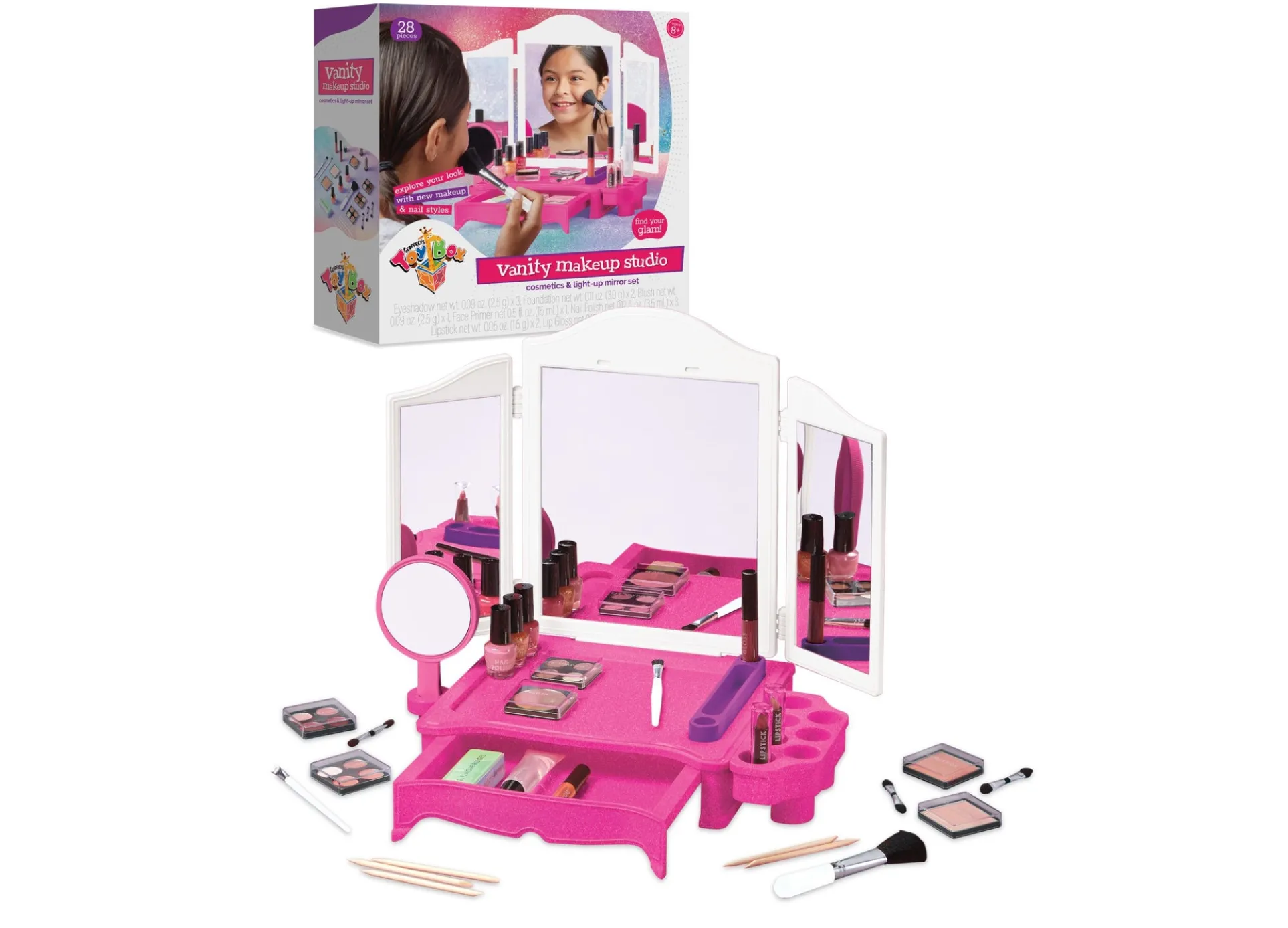 Geoffrey's Toy Box 28-Piece Vanity Makeup Studio - Exclusive to Macy's