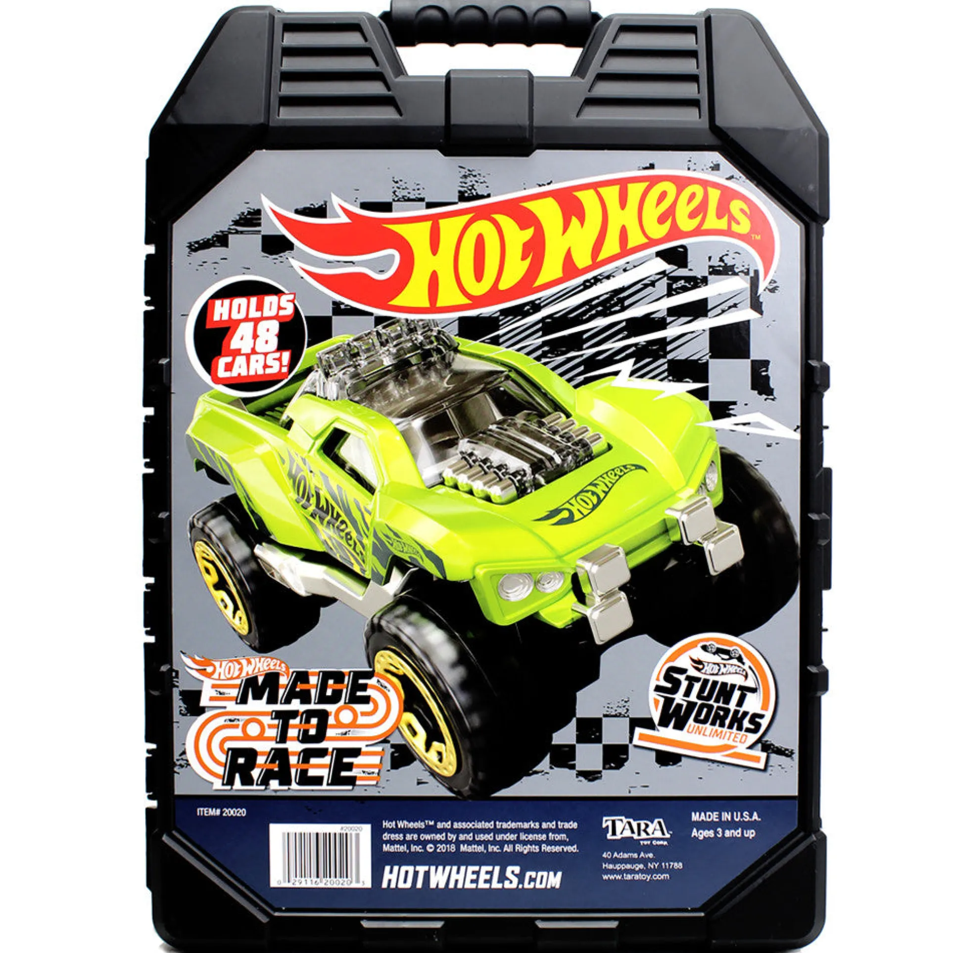 Hot Wheels 48-Car Storage Case with Easy-Grip Handle