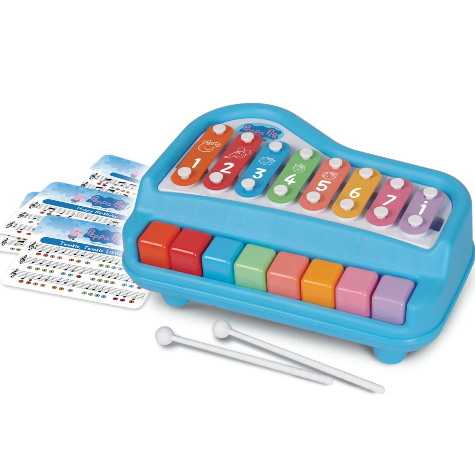 Peppa Pig 2-in-1 Play Along Piano & Xylophone Musical Toy