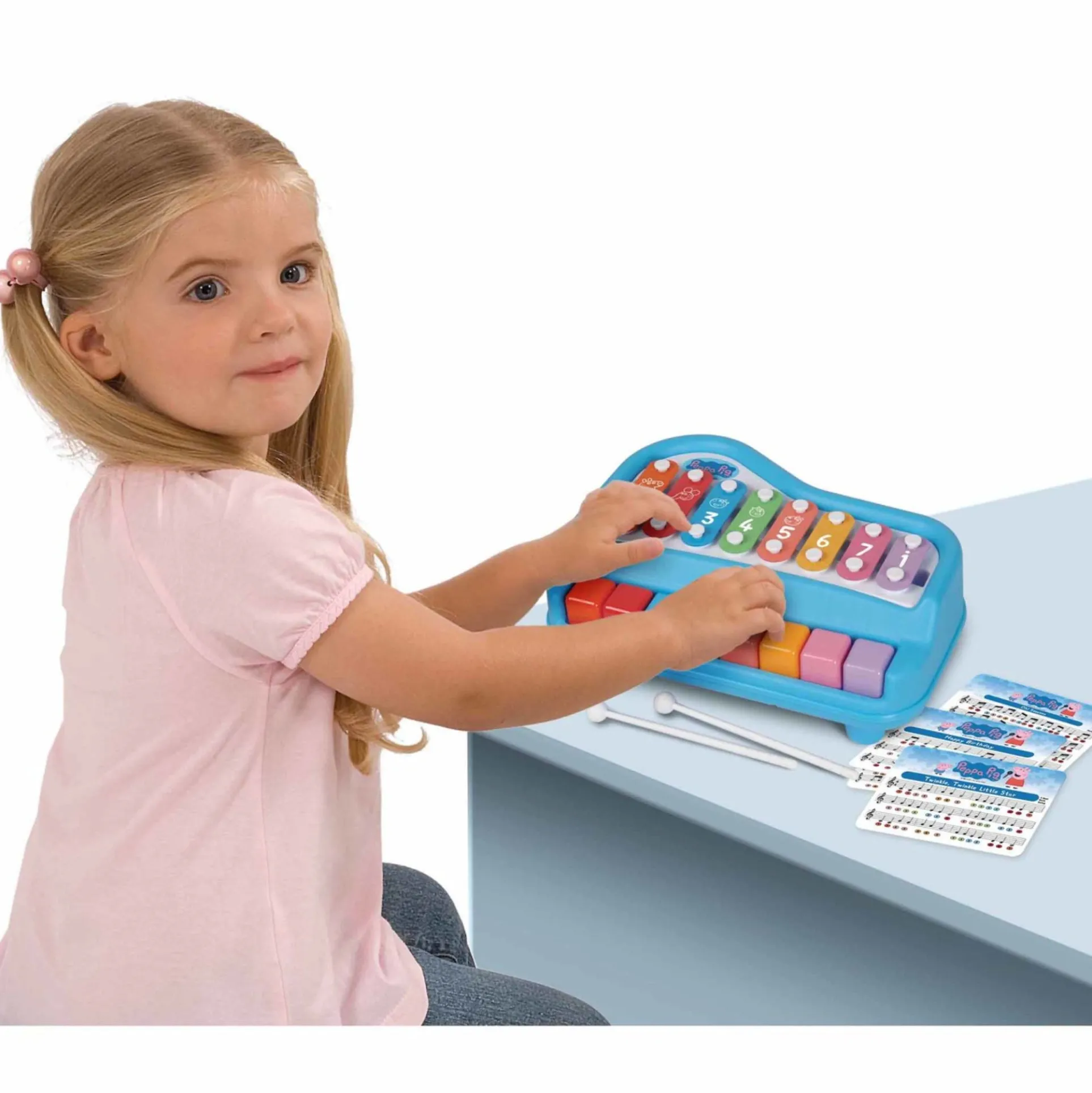 Peppa Pig 2-in-1 Play Along Piano & Xylophone Musical Toy