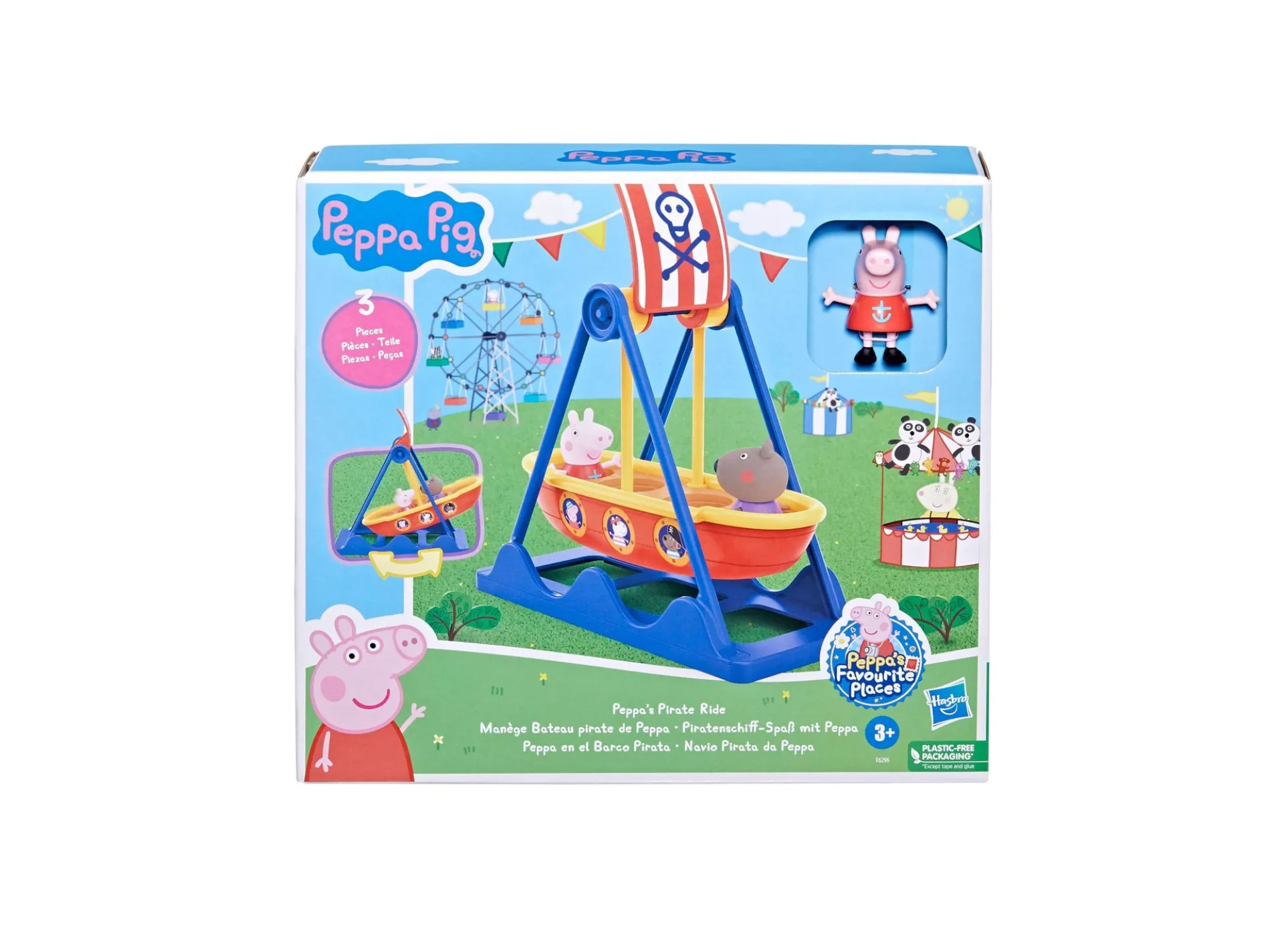 Peppa Pig Pirate Ship Ride Playset with Swinging Action