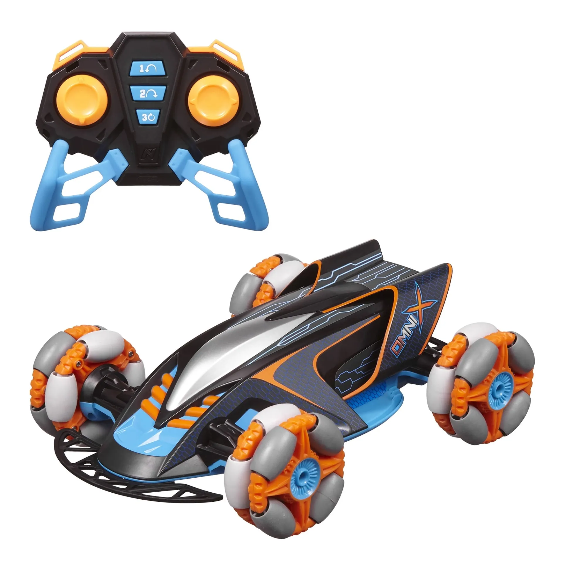 Nikko RC Omni X Black & Blue - Dual Motor 4WD Drift Car