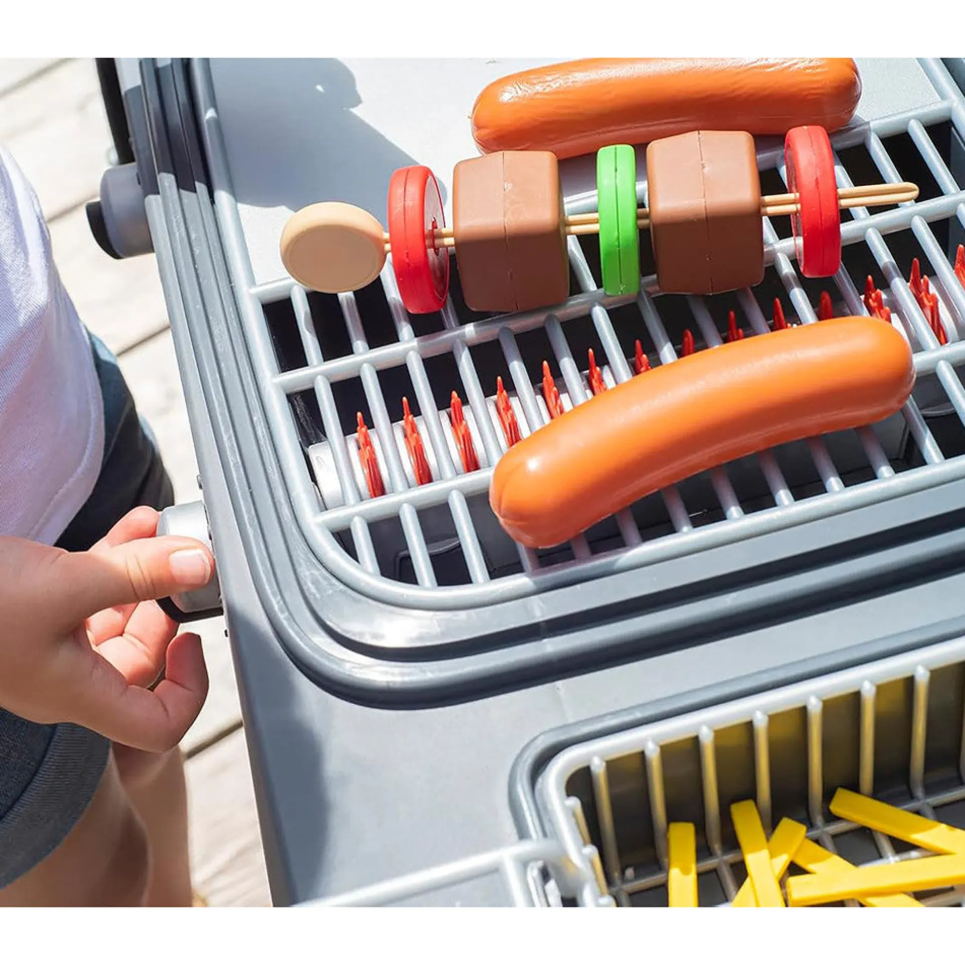 Smoby Garden Kitchen Playset - Toy Grill with 43 Accessories