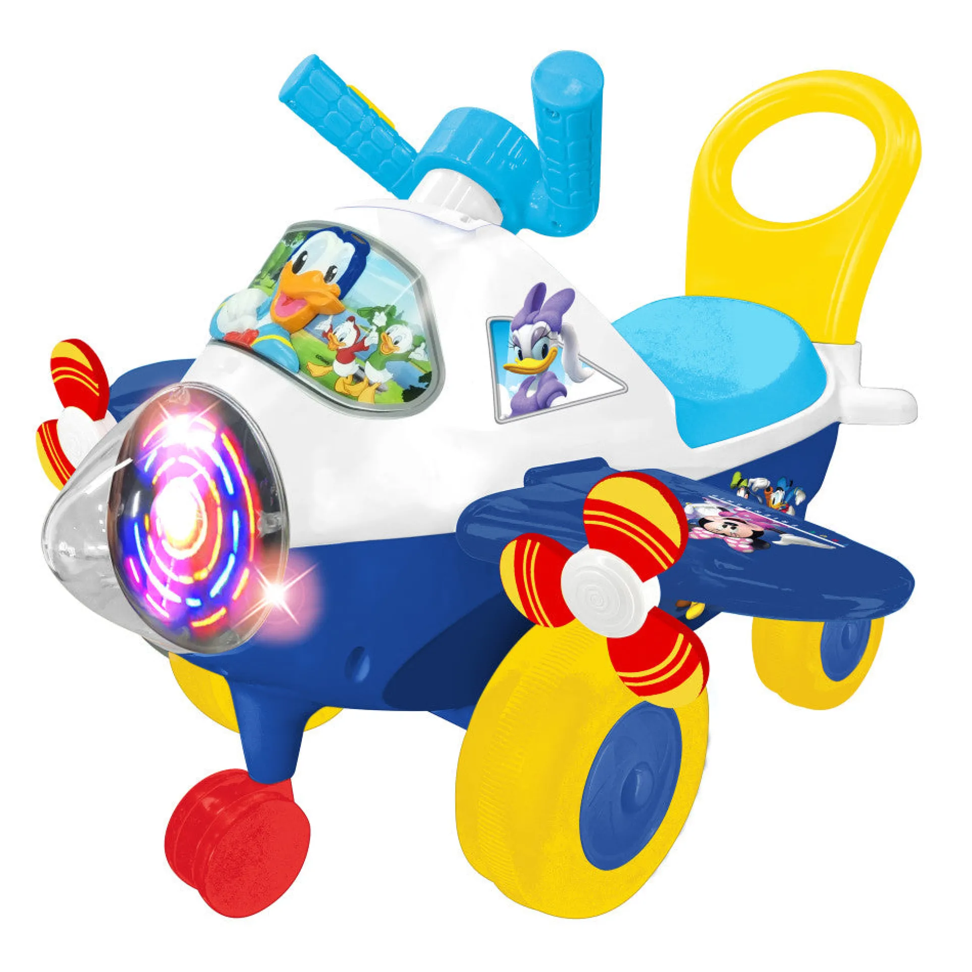 Disney - Kiddieland Donald Duck Activity Plane - Light & Sound Foot-To-Floor Vehicle