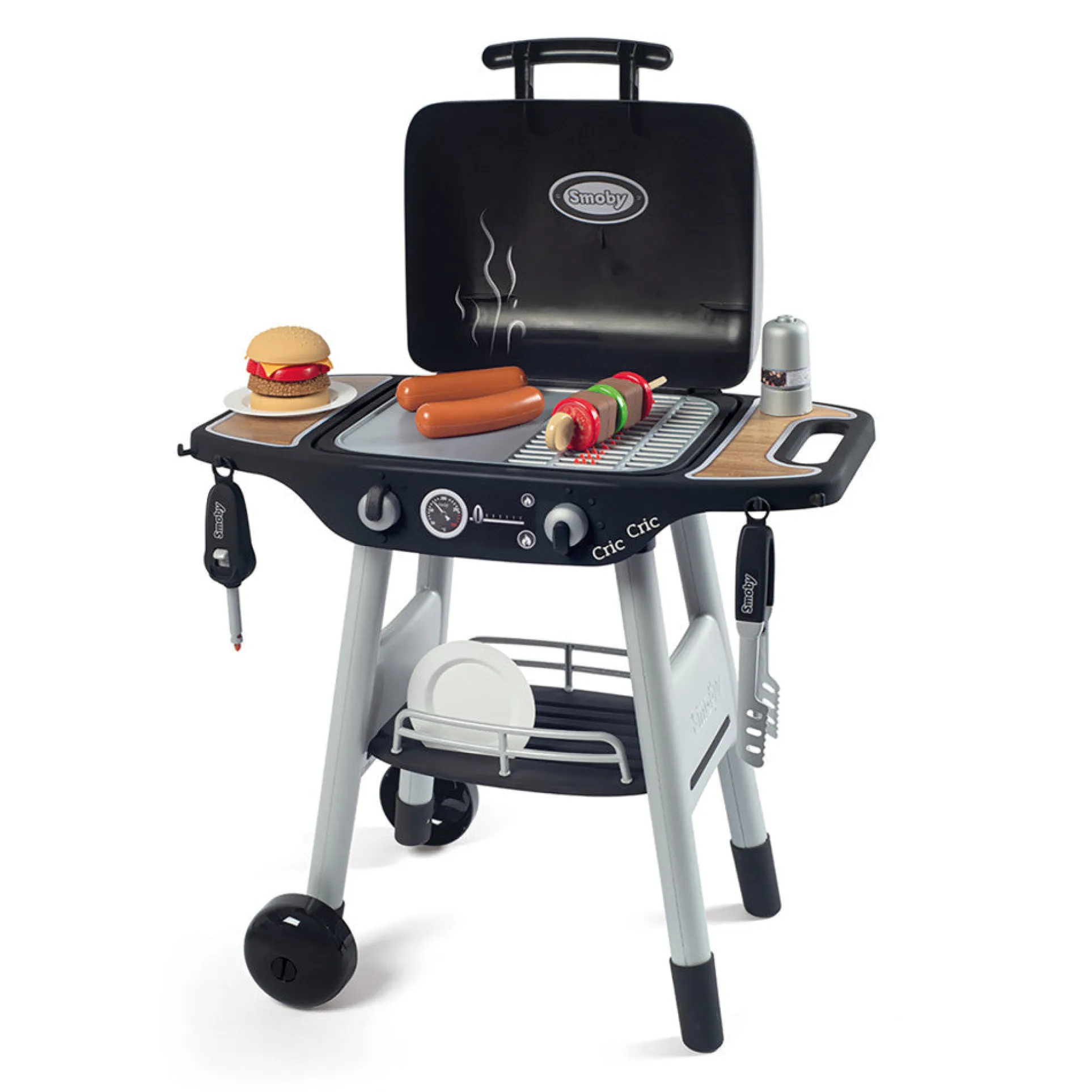 Smoby BBQ Plancha Play Grill with Realistic Features and Accessories