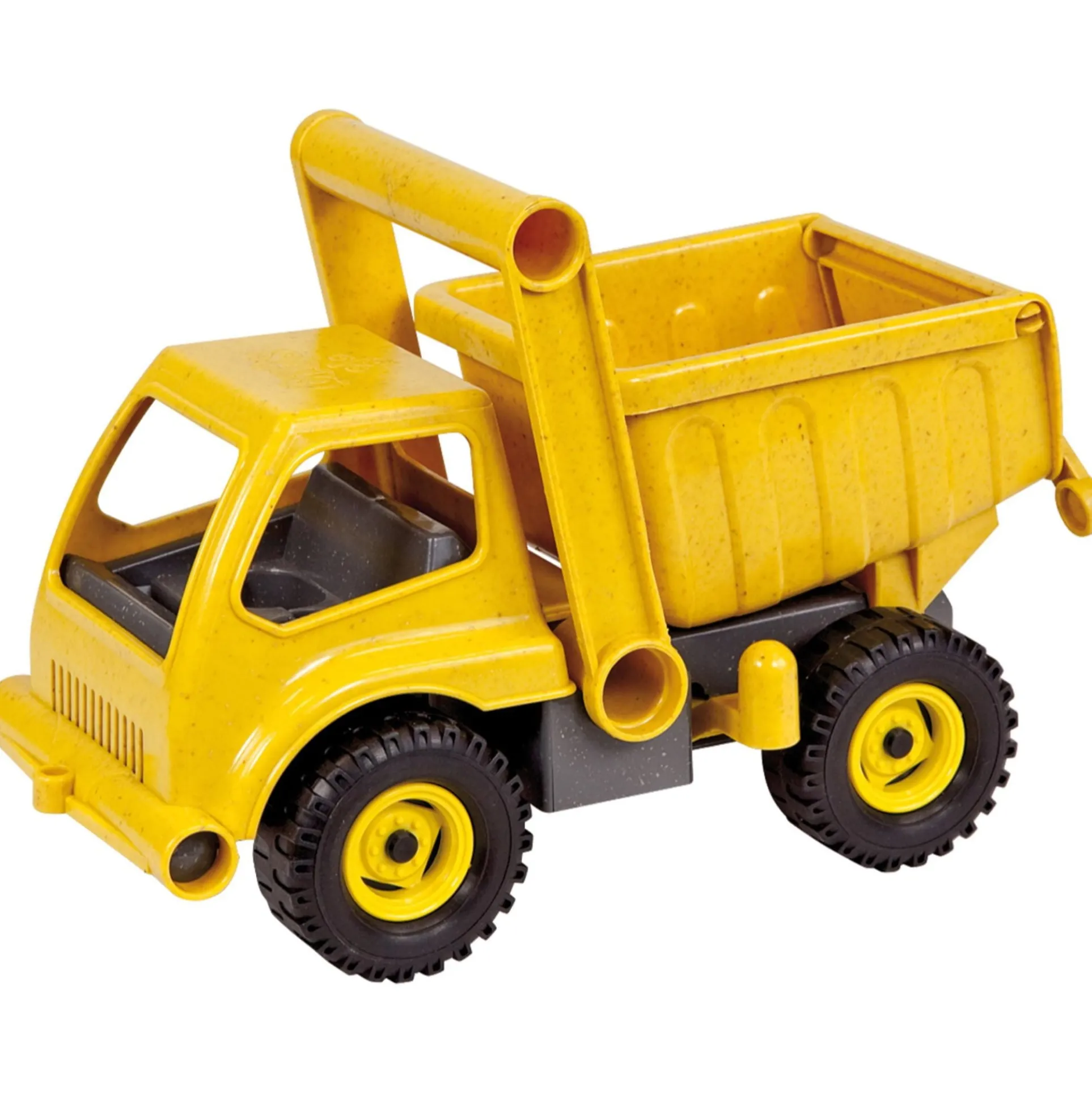 Lena Eco Active Biodegradable Dump Truck - Yellow 11x8x6"
