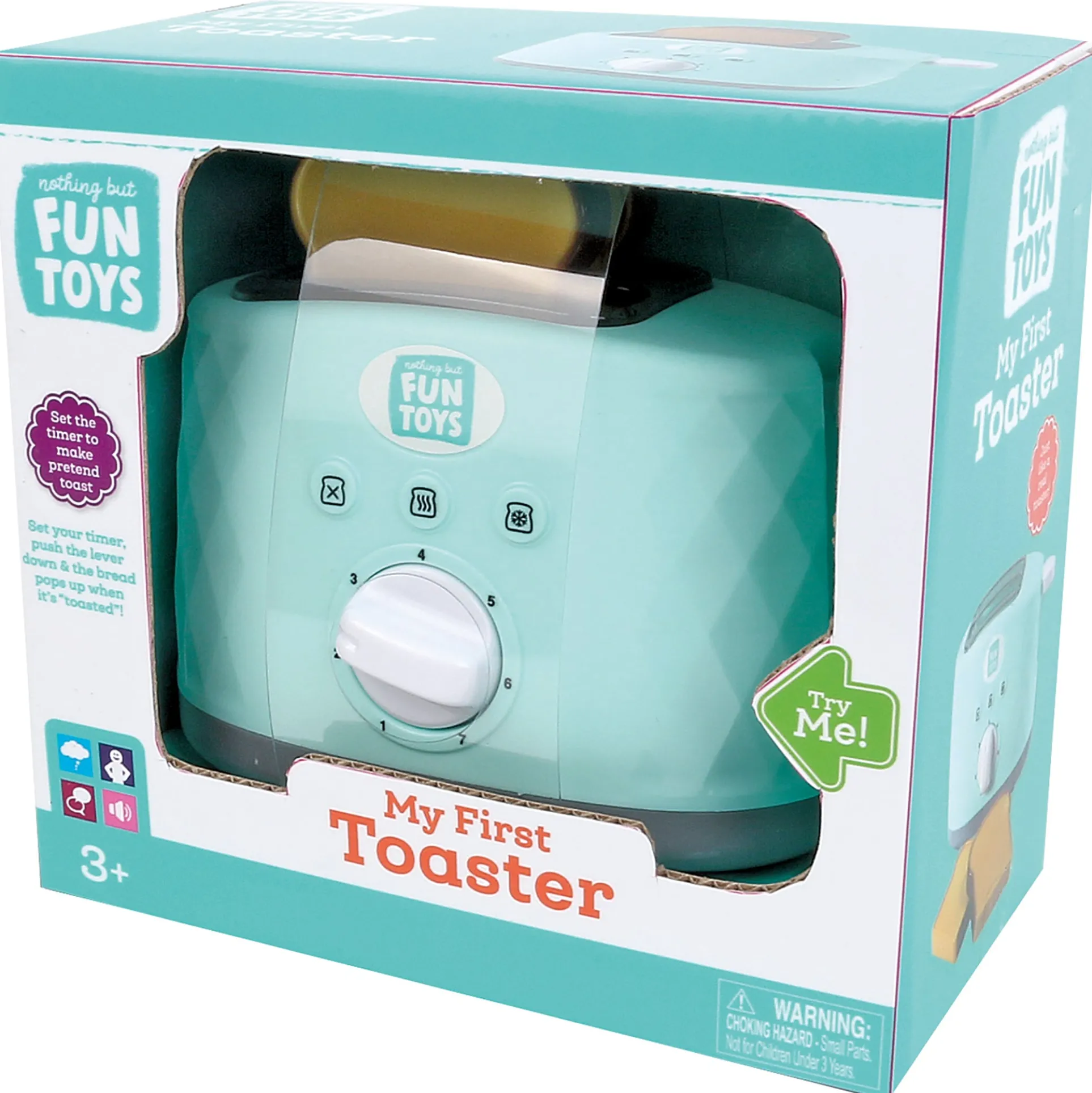 Nothing But Fun Toys My First Toaster - Teal