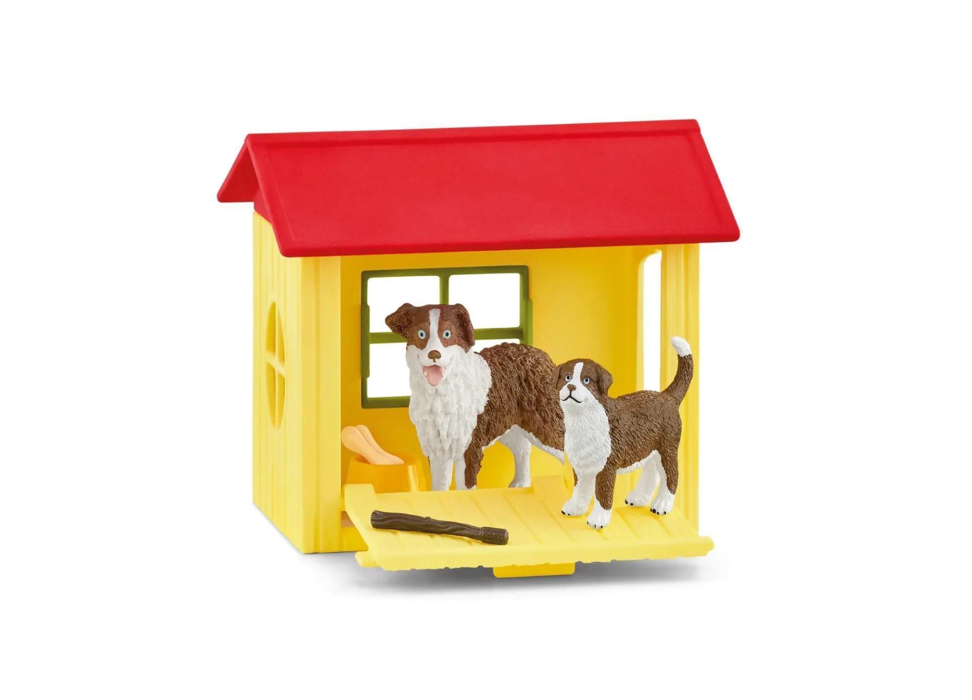 Schleich Farm World Australian Shepherd Dog House Playset, 9-Piece Set