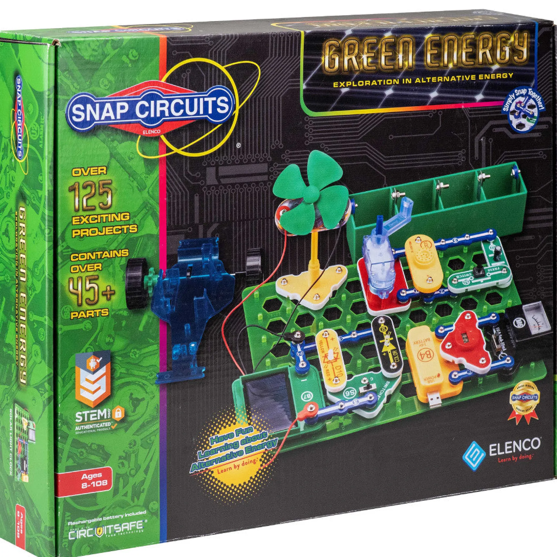Snap Circuits Green Energy - Explore Renewable Energy - STEM Learning Toy