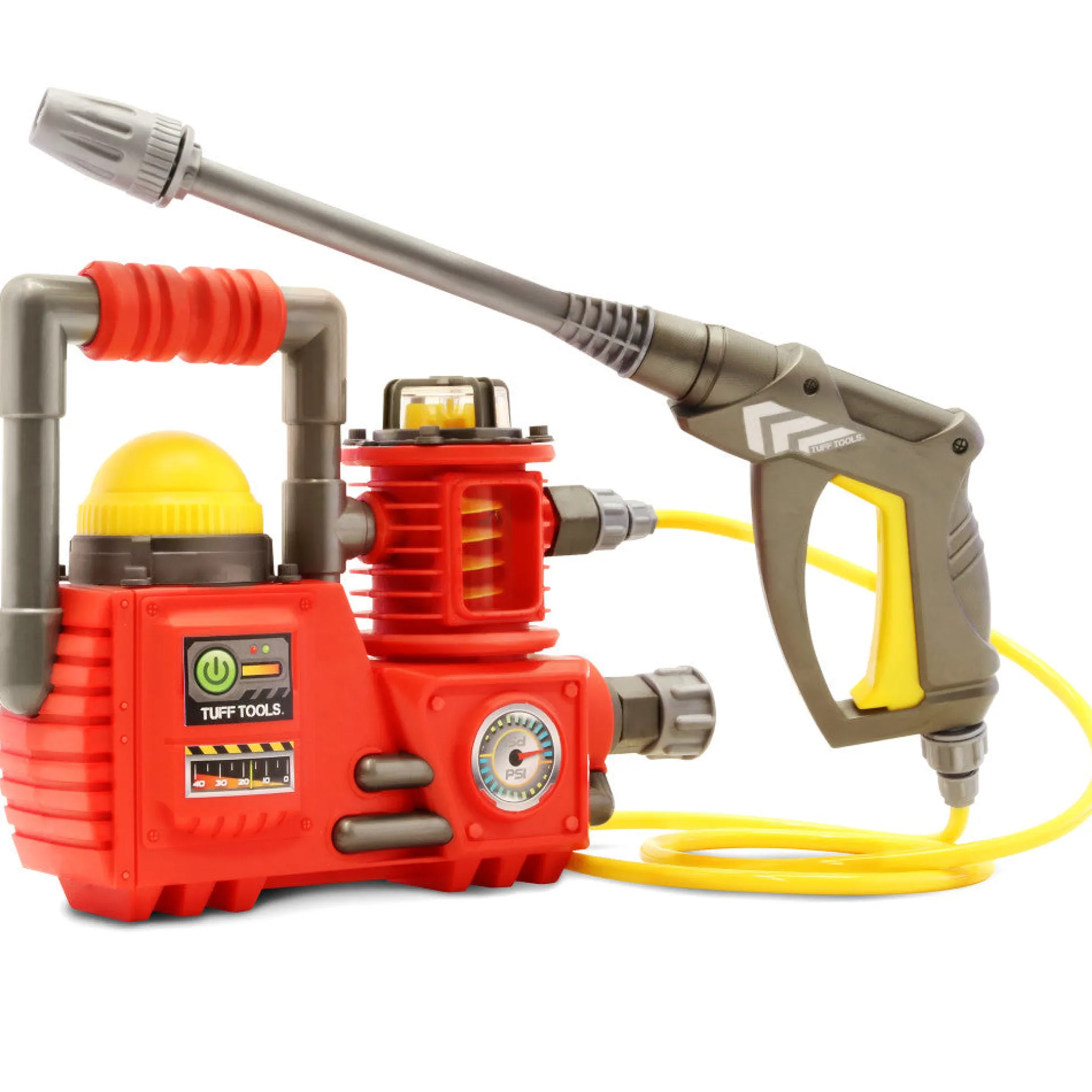 Tuff Tools Kids Power Washer - Realistic Water-Spraying Toy - Ages 3+