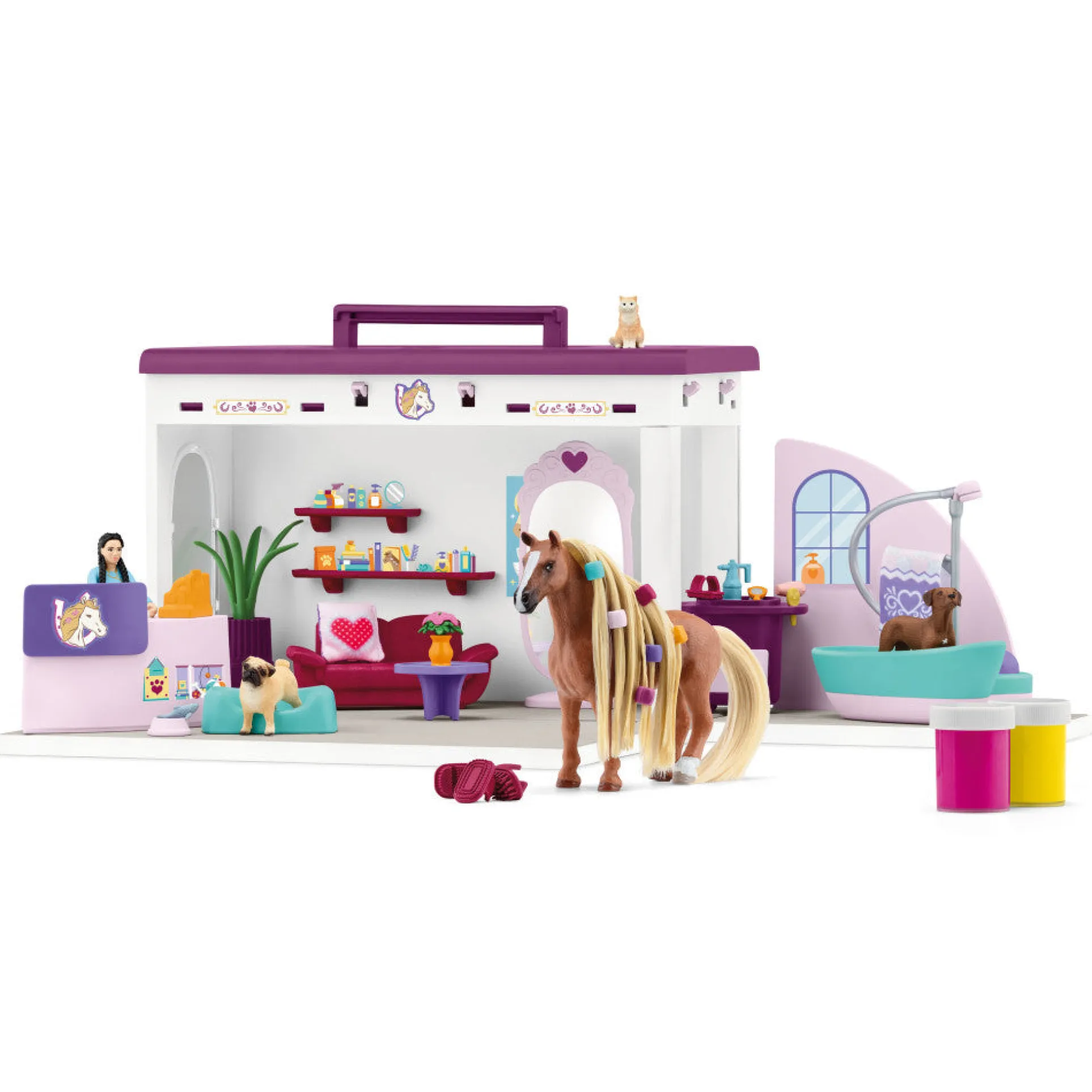 Schleich Horse Club Sofia's Beauties Pet Salon Playset - 66 Pieces