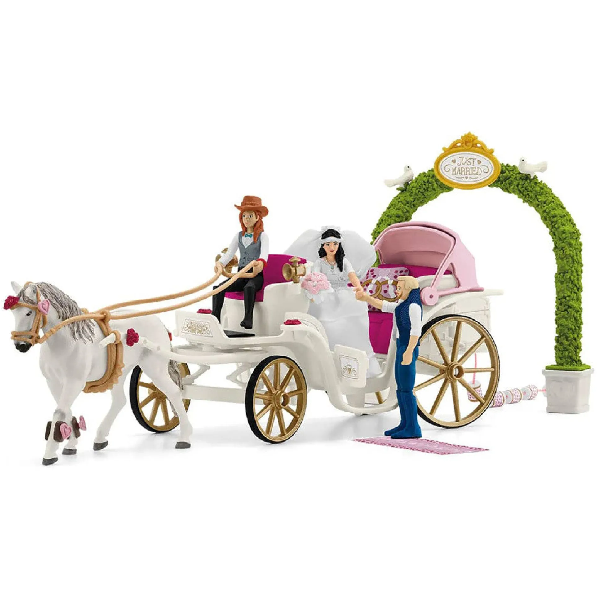 Schleich Horse Club: Lakeside Wedding Carriage Playset