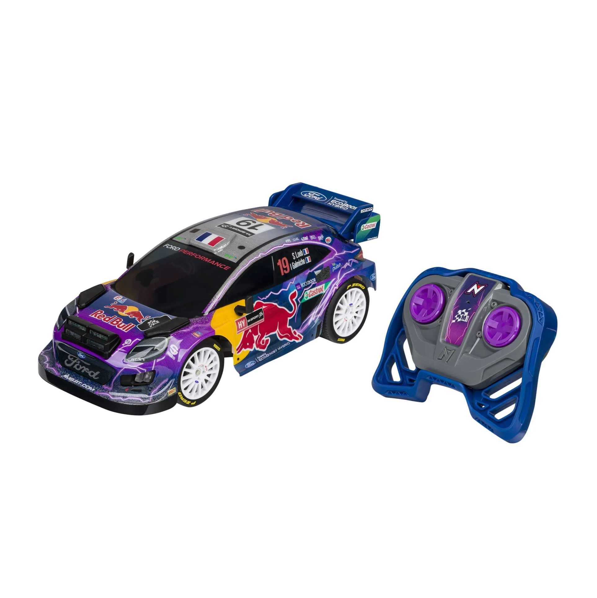 Nikko RC 1:18 Night Mode High-Speed RC Drift Car - Radio Control Vehicle with LED Race Lights