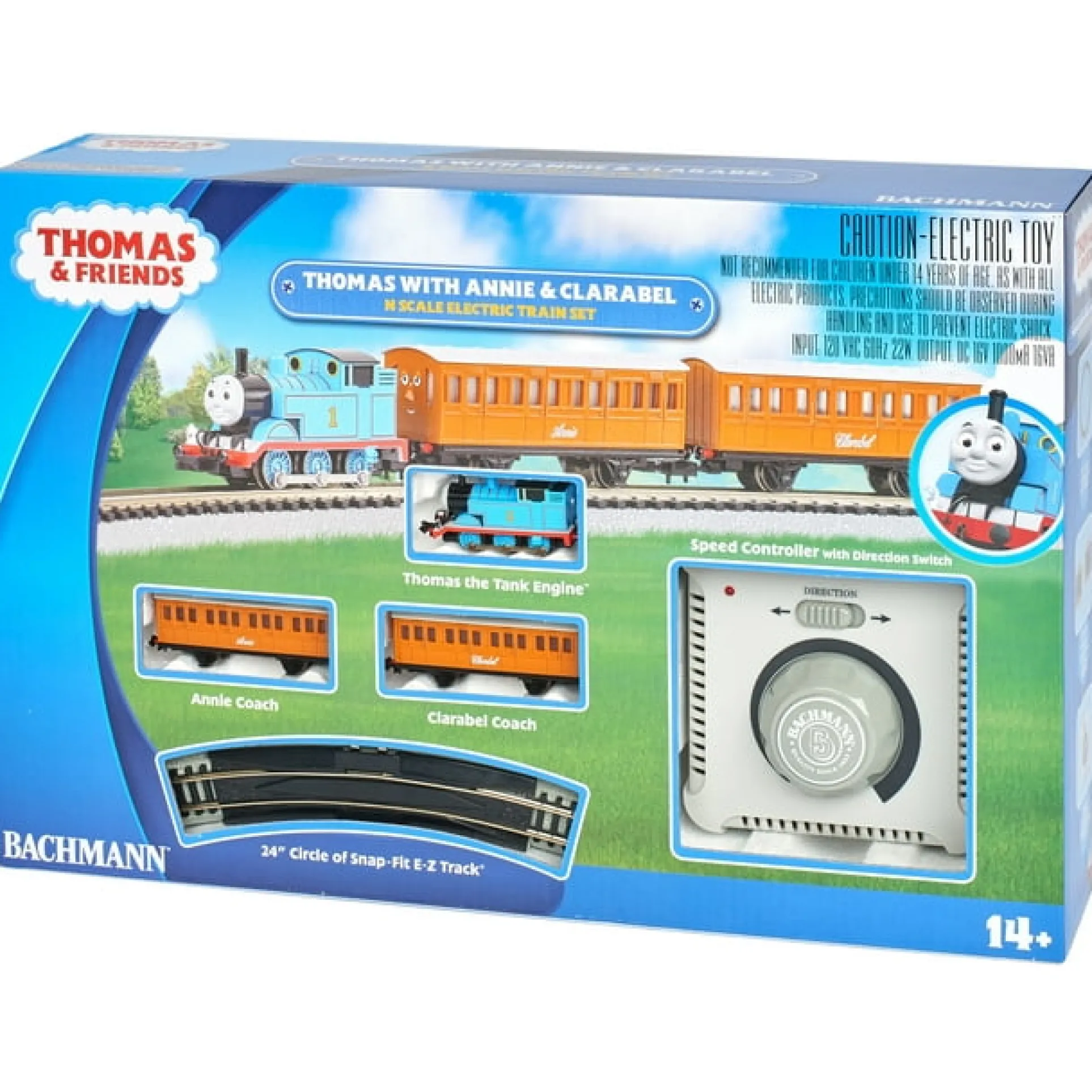 Bachmann Trains - Thomas with Annie and Clarabel N Scale Electric Train Set
