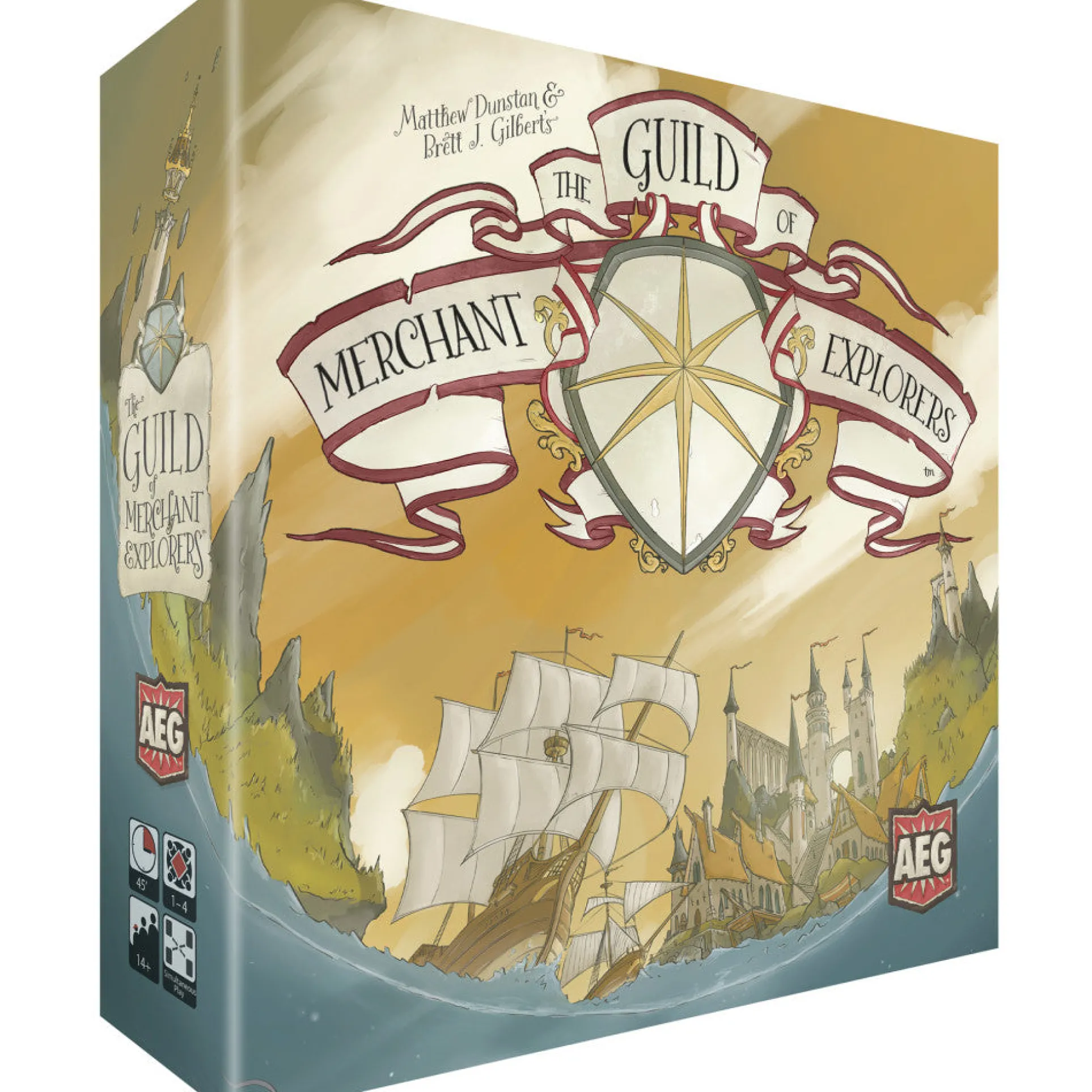 AEG: The Guild of Merchant Explorers Adventure Strategy Board Game