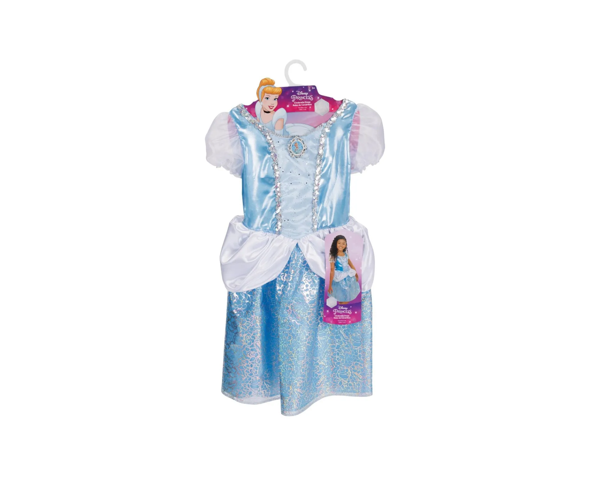 Disney Princess Cinderella Core Dress – Child Size 4-6X