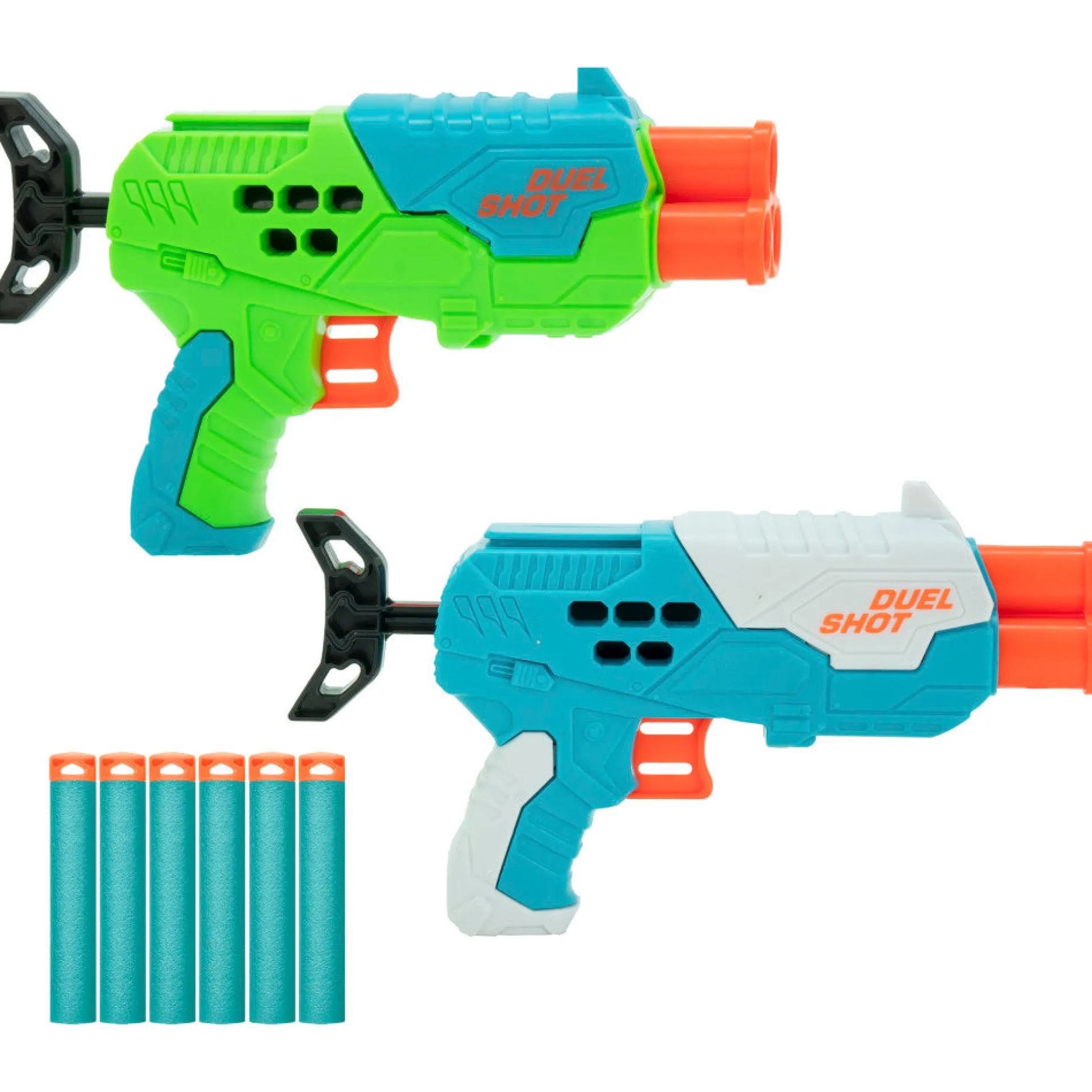 Air Warriors Duel Shot 2-Pack Dart Blasters, Long-Range, Ages 6+