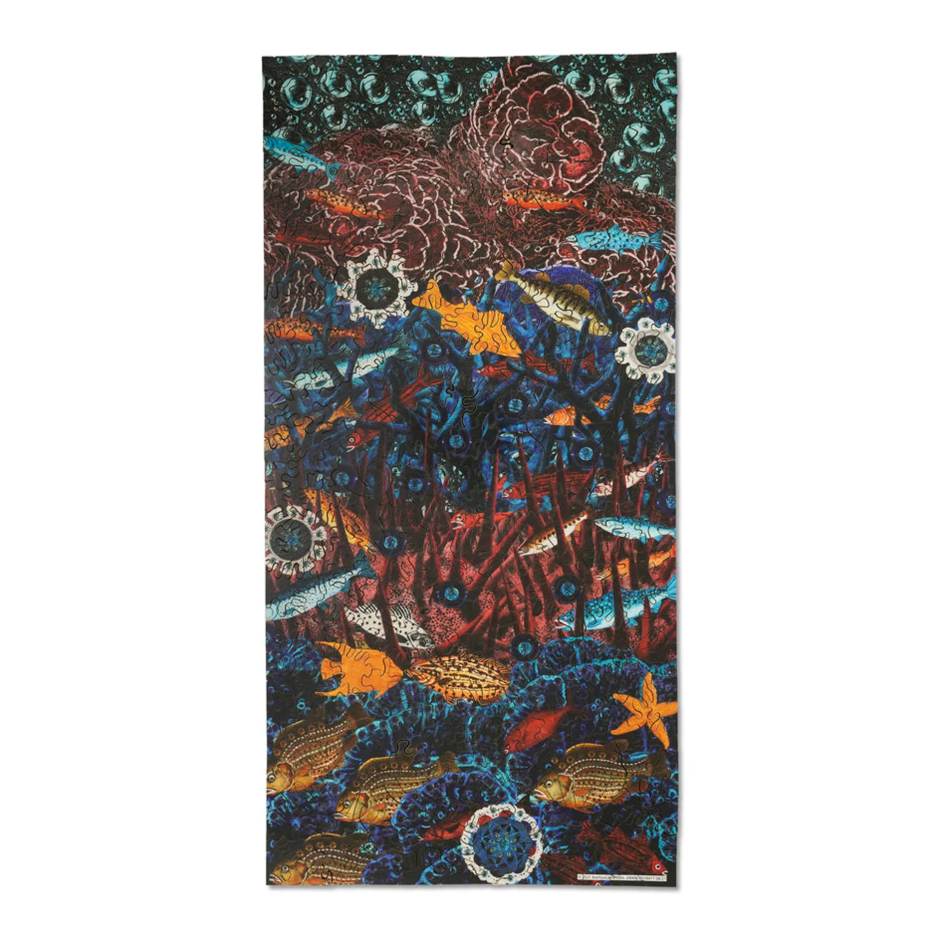 AreYouGame Oceanic Fish Wooden Jigsaw Puzzle - 404 pcs