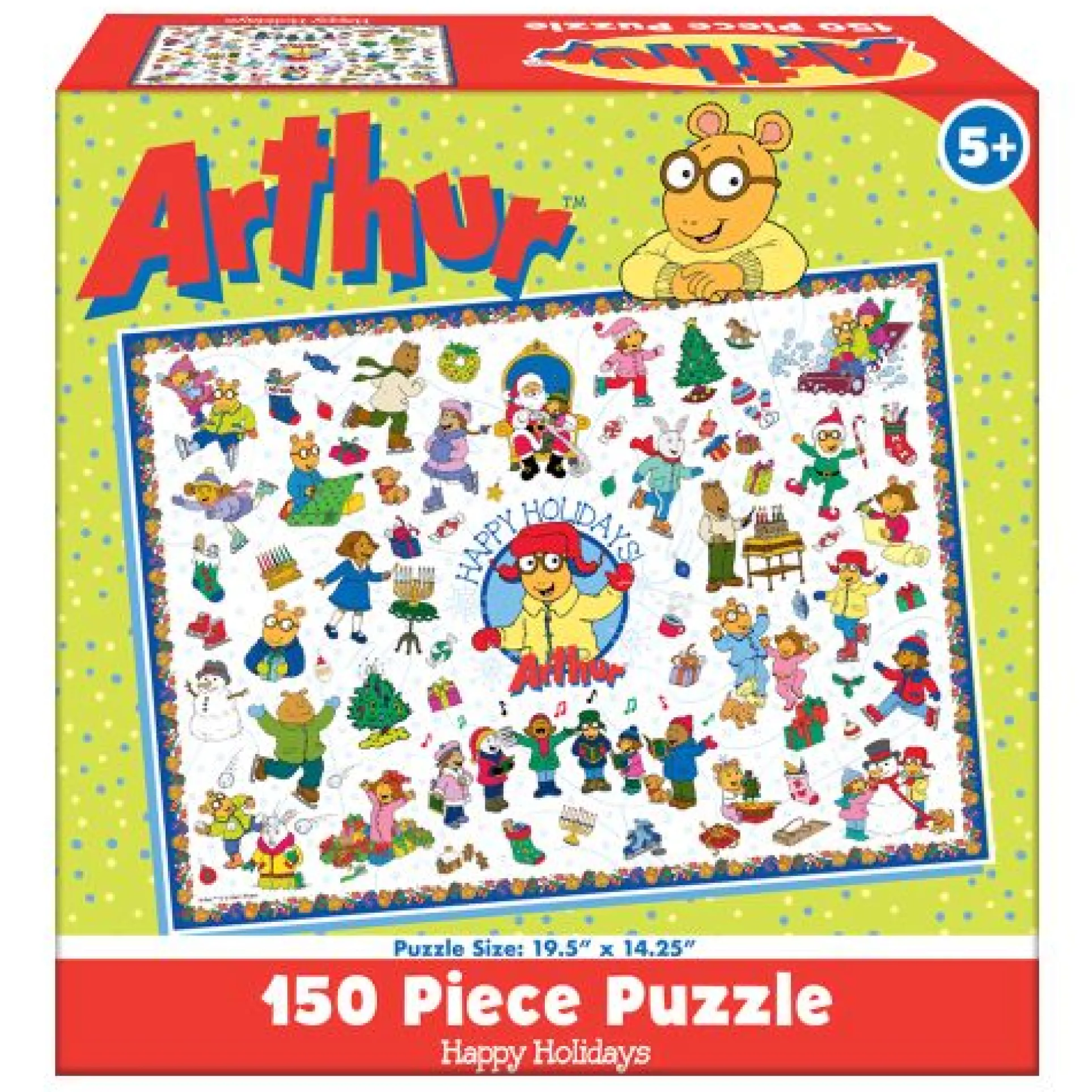 Arthur Happy Holidays Winter Fun Jigsaw Puzzle - 150 pc