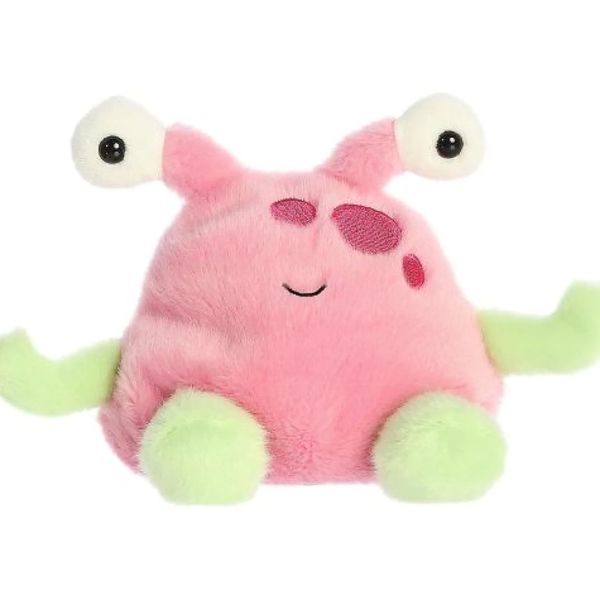 Aurora Palm Pals Silly Alien 5 inch Plush - Pink and Green