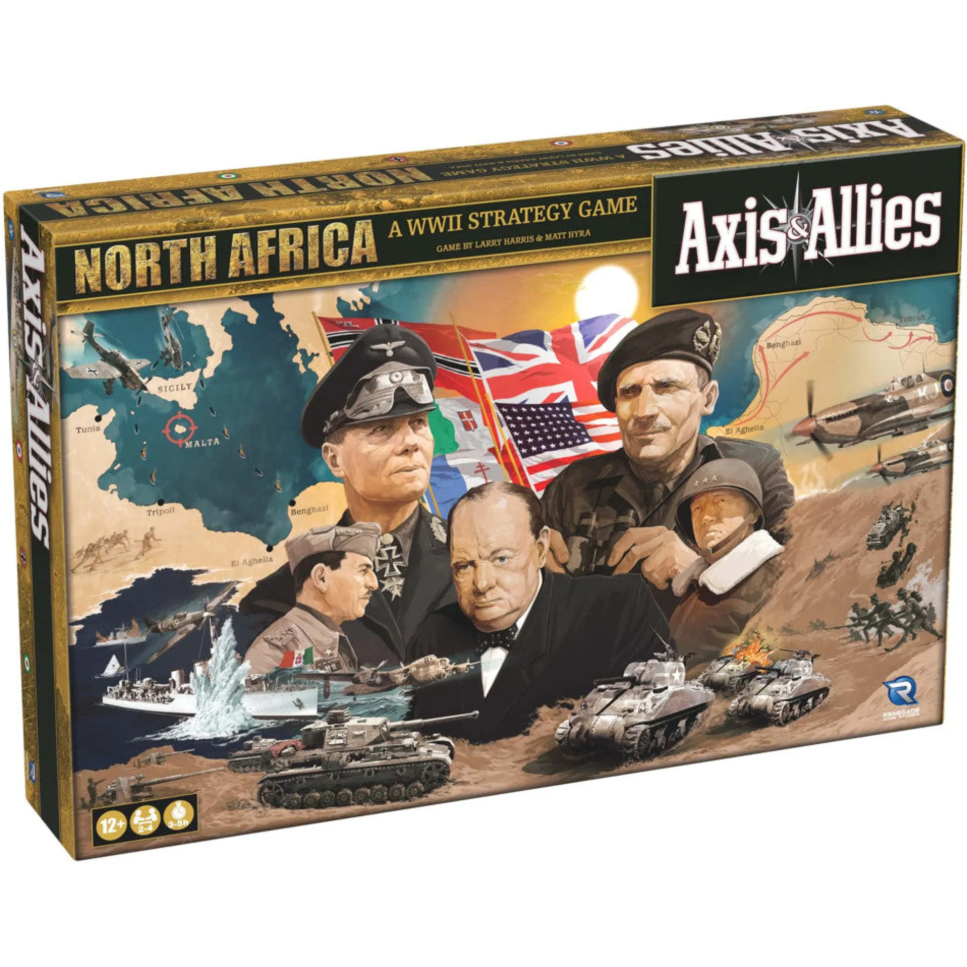 Axis & Allies: North Africa Edition WWII Strategy Board Game