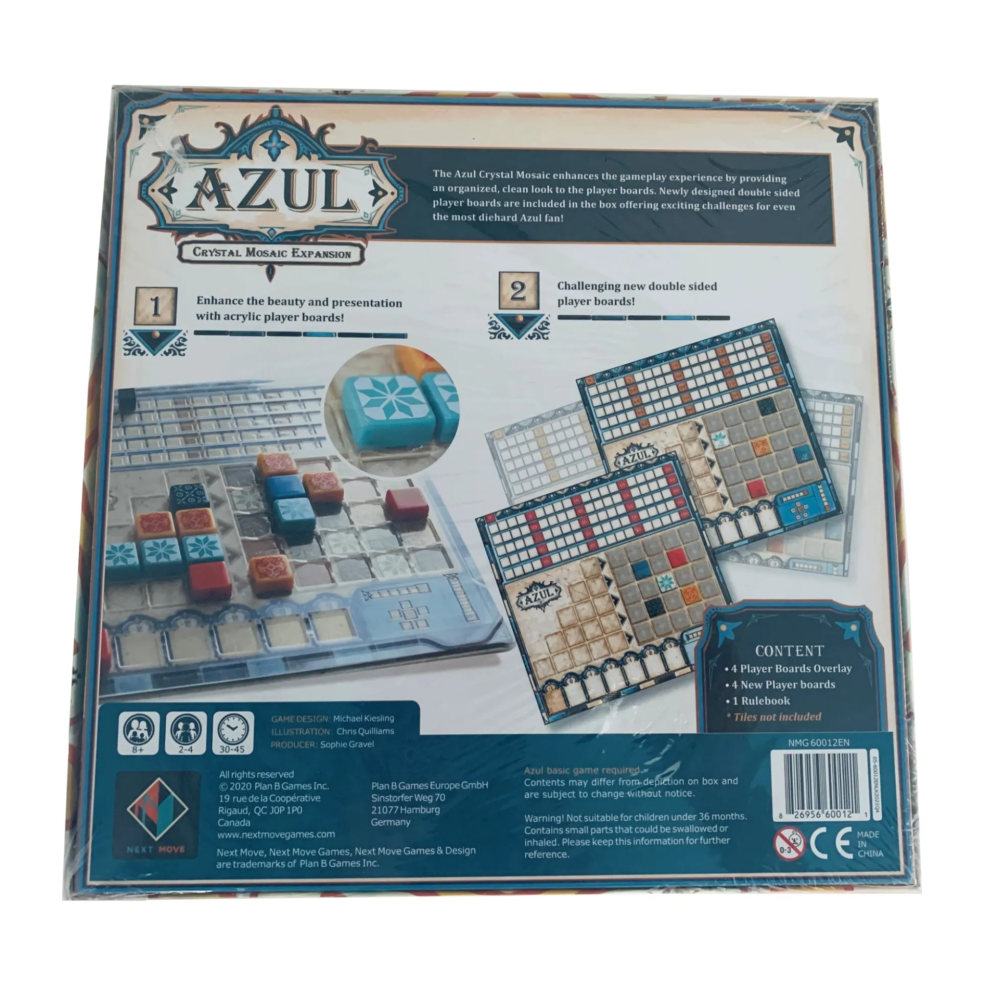 Azul: Crystal Mosaic Expansion Board Game Accessory
