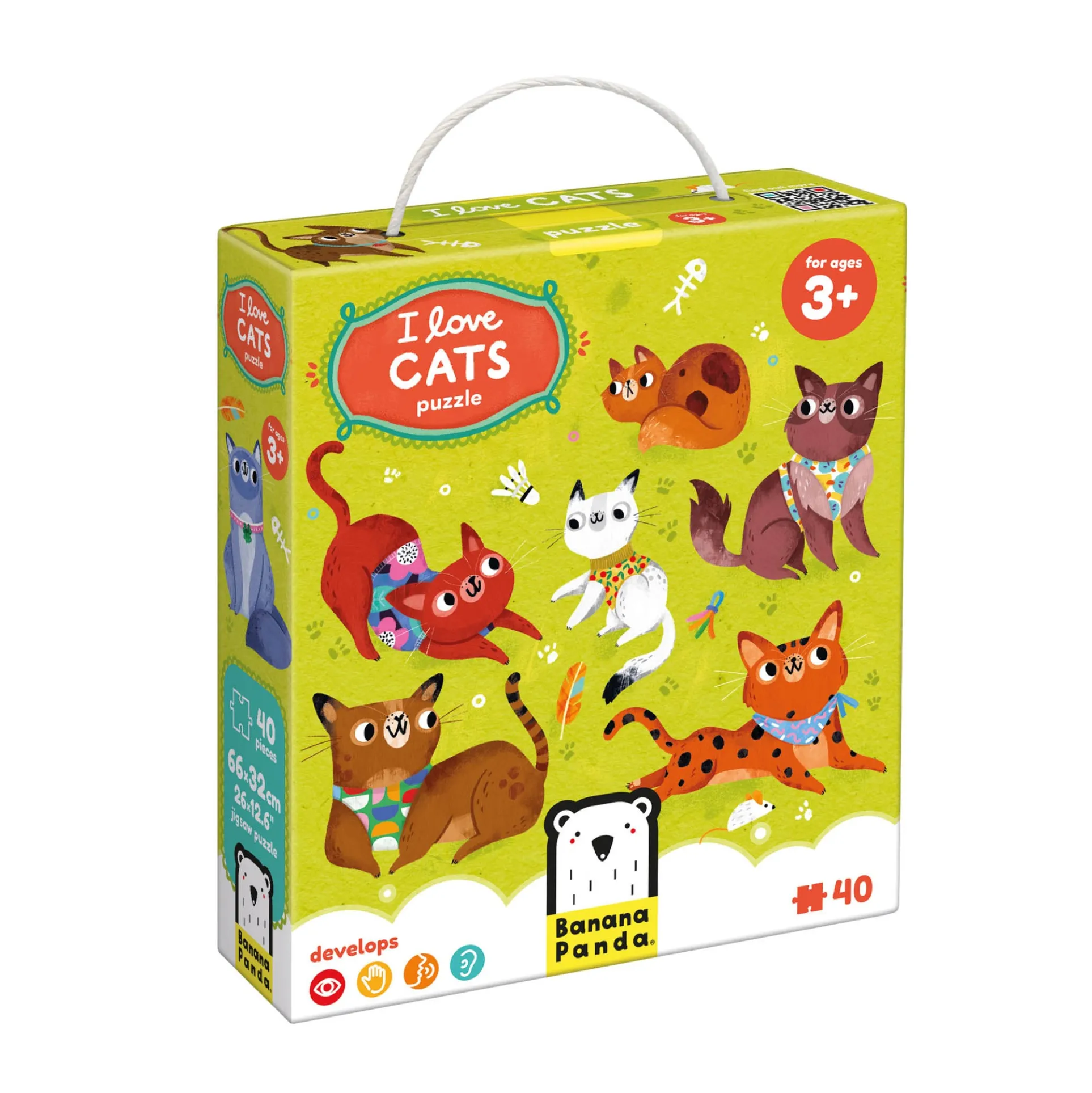 Banana Panda I Love Cats Puzzle - 40 pc