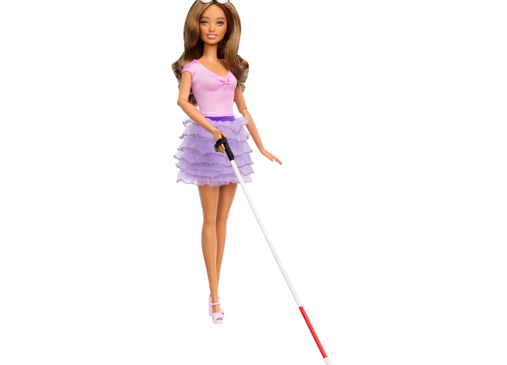 Barbie Fashionistas Doll with Cane and Sunglasses - Stylish Explorer