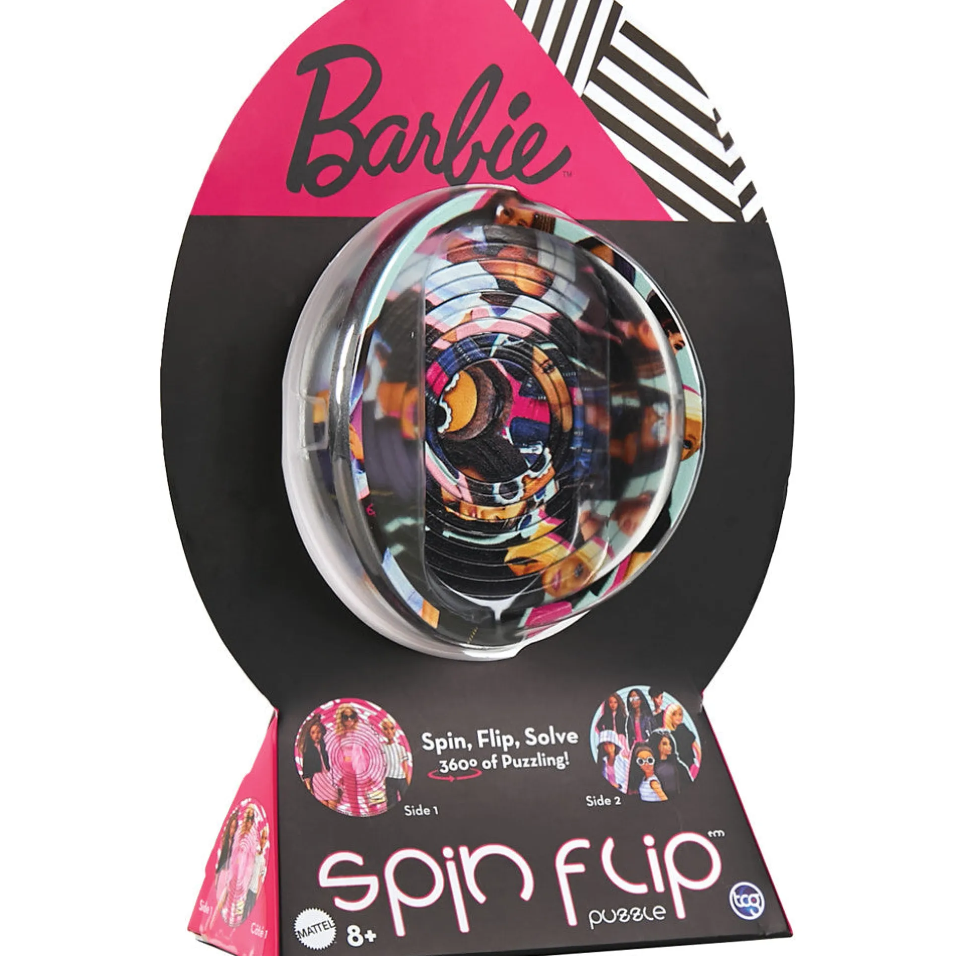 Barbie Fashionista Spin Flip Puzzle - 12 Ring Double-Sided Puzzle