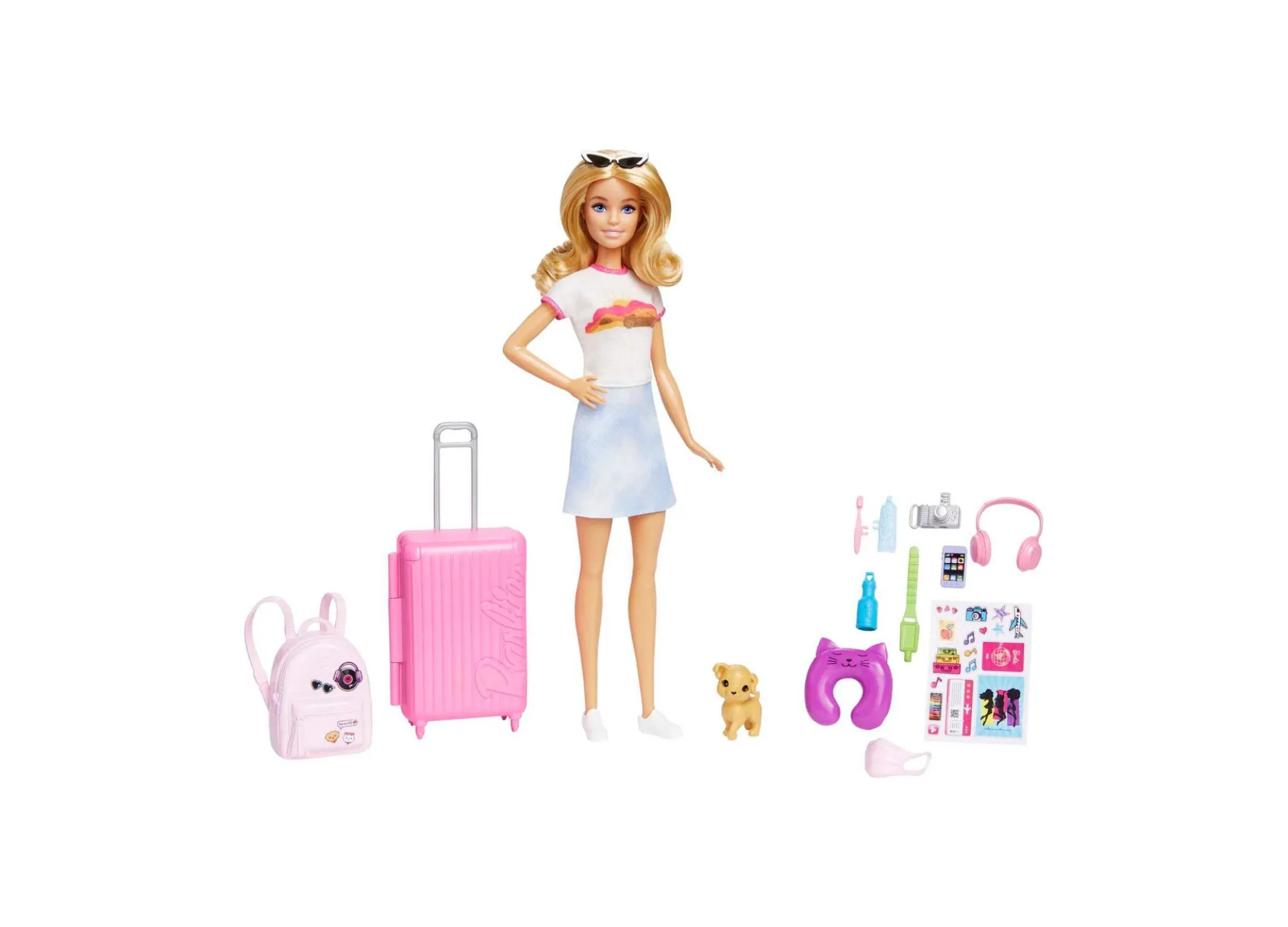Barbie Malibu Travel Set with Puppy and Accessories