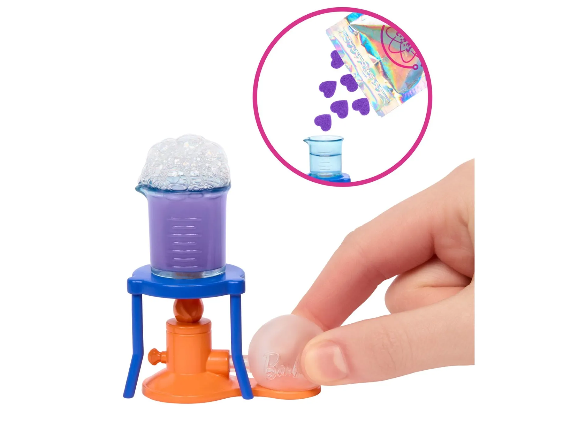 Barbie Scientist Doll with Lab Accessories and Color-Change Features