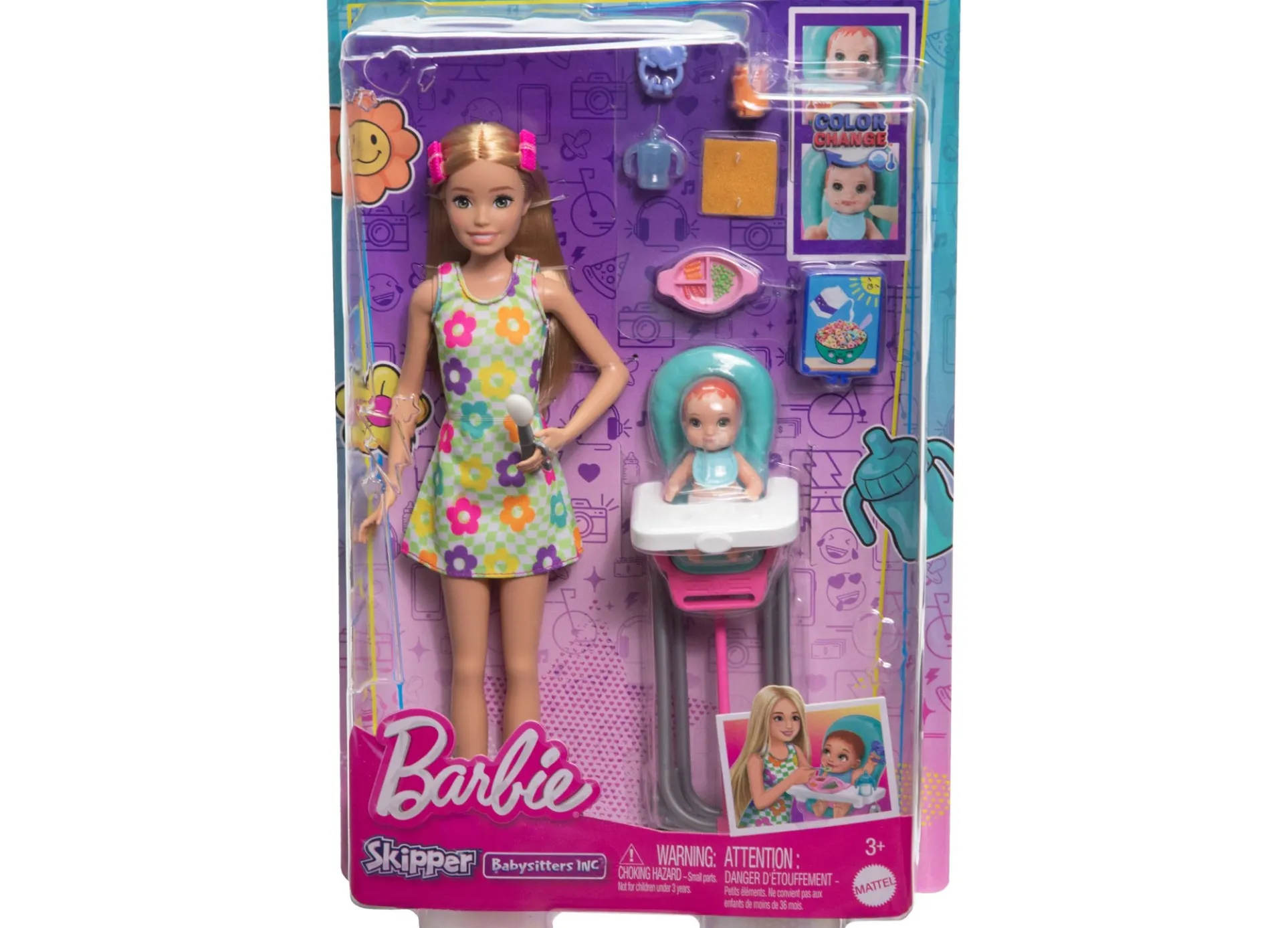 Barbie Skipper Babysitters Inc. Play Set - Blonde Hair