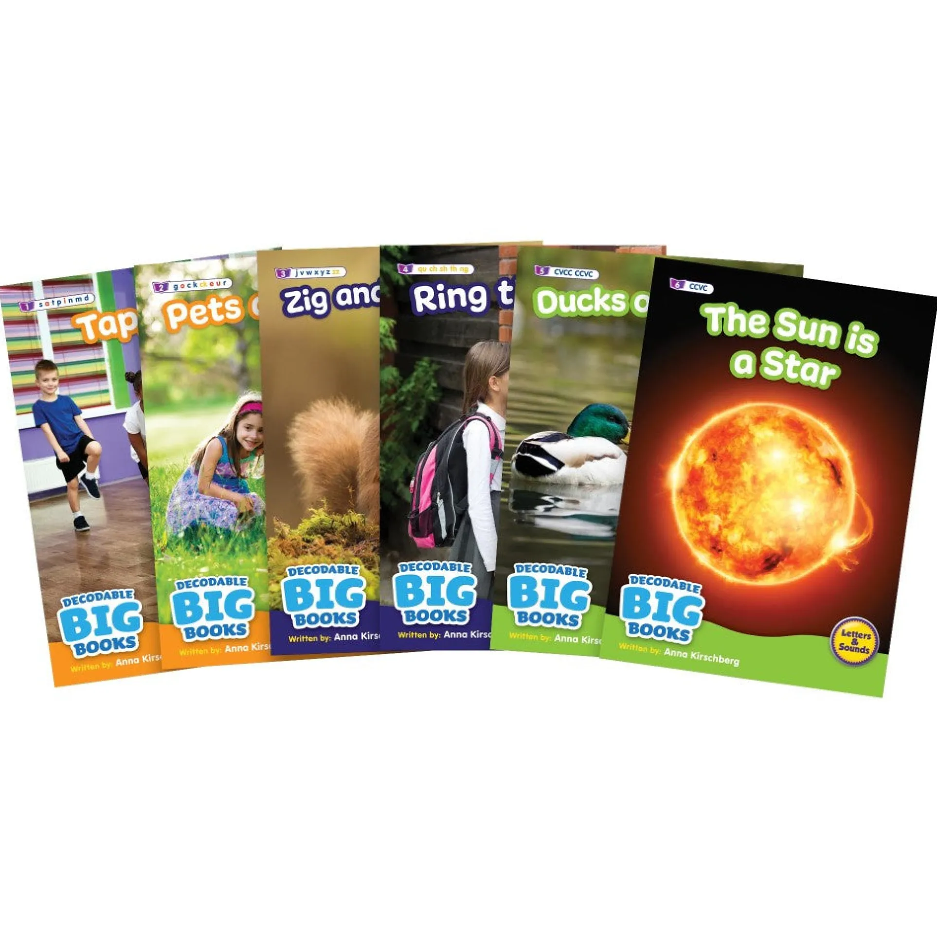 Beanstalk Books: Decodable Big Books Non-Fiction Set - 6 XL Books
