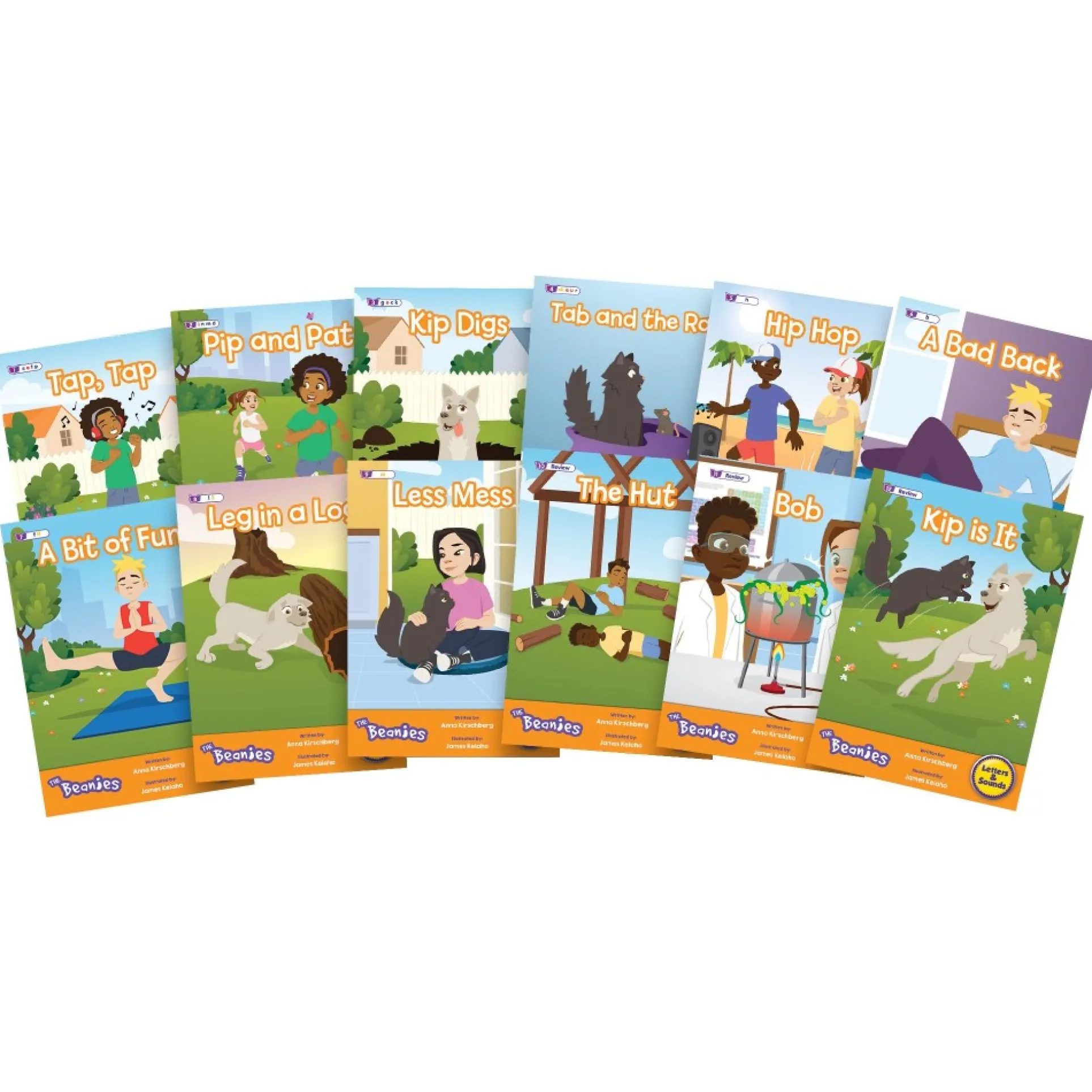 Beanstalk Books: The Beanies Hi-Lo Diversity Decodables 12-Book Set - Phase 2